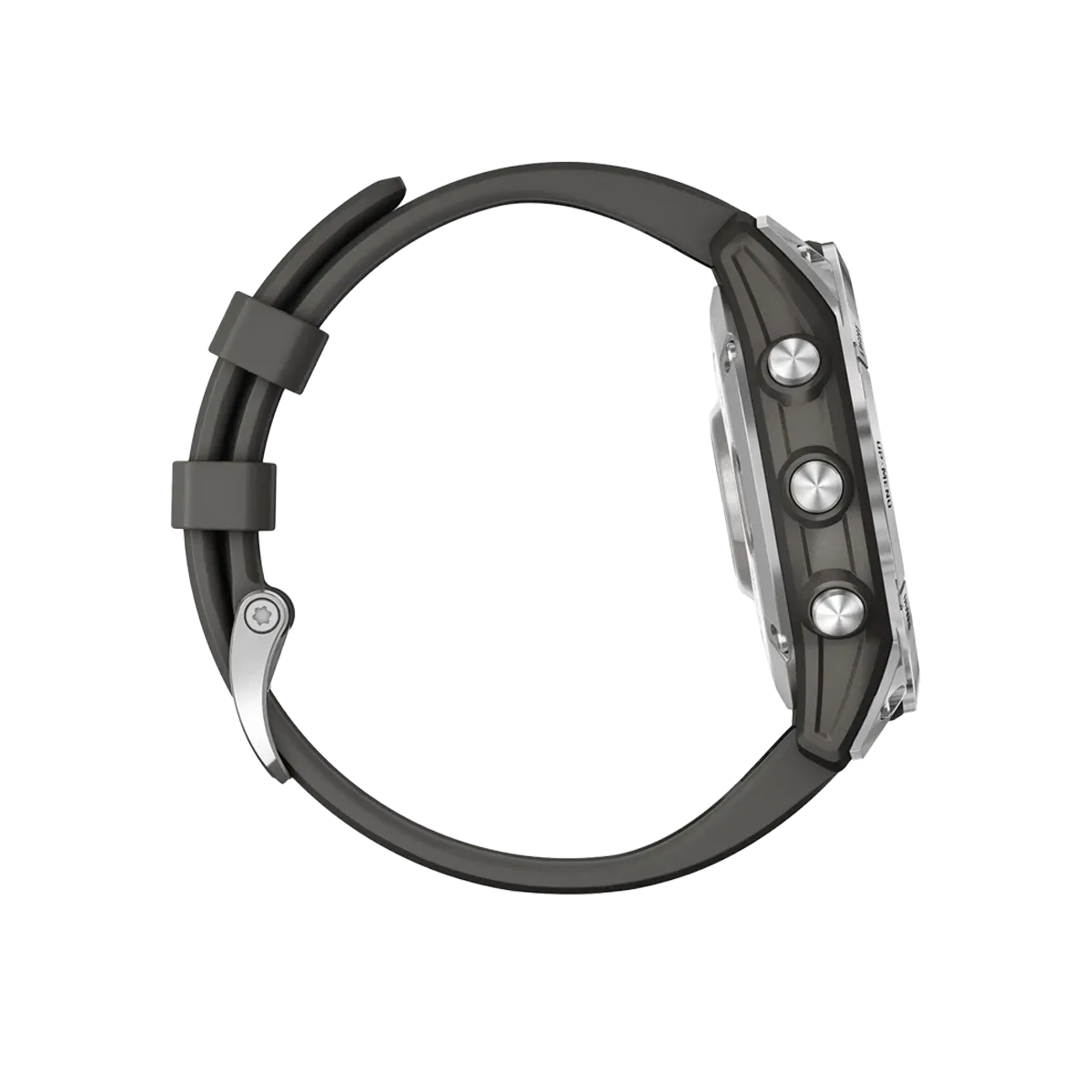Garmin Fenix 7 Multisport GPS Watch Silver with Graphite Band - Image 4