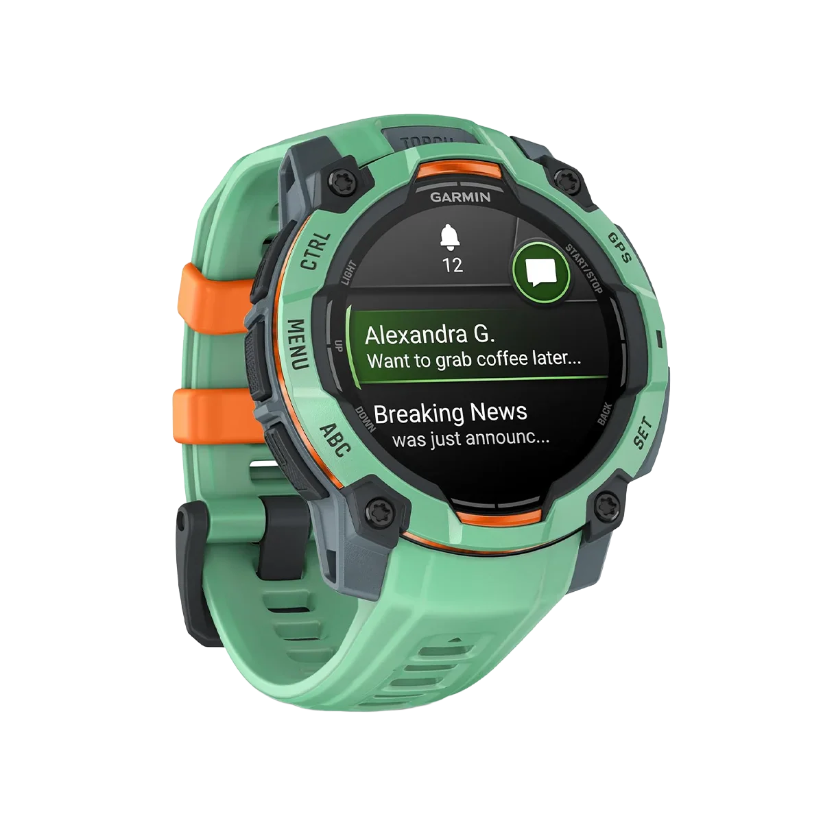 Garmin Instinct 3 45mm Neo Tropic AMOLED GPS Smartwatch - Image 3