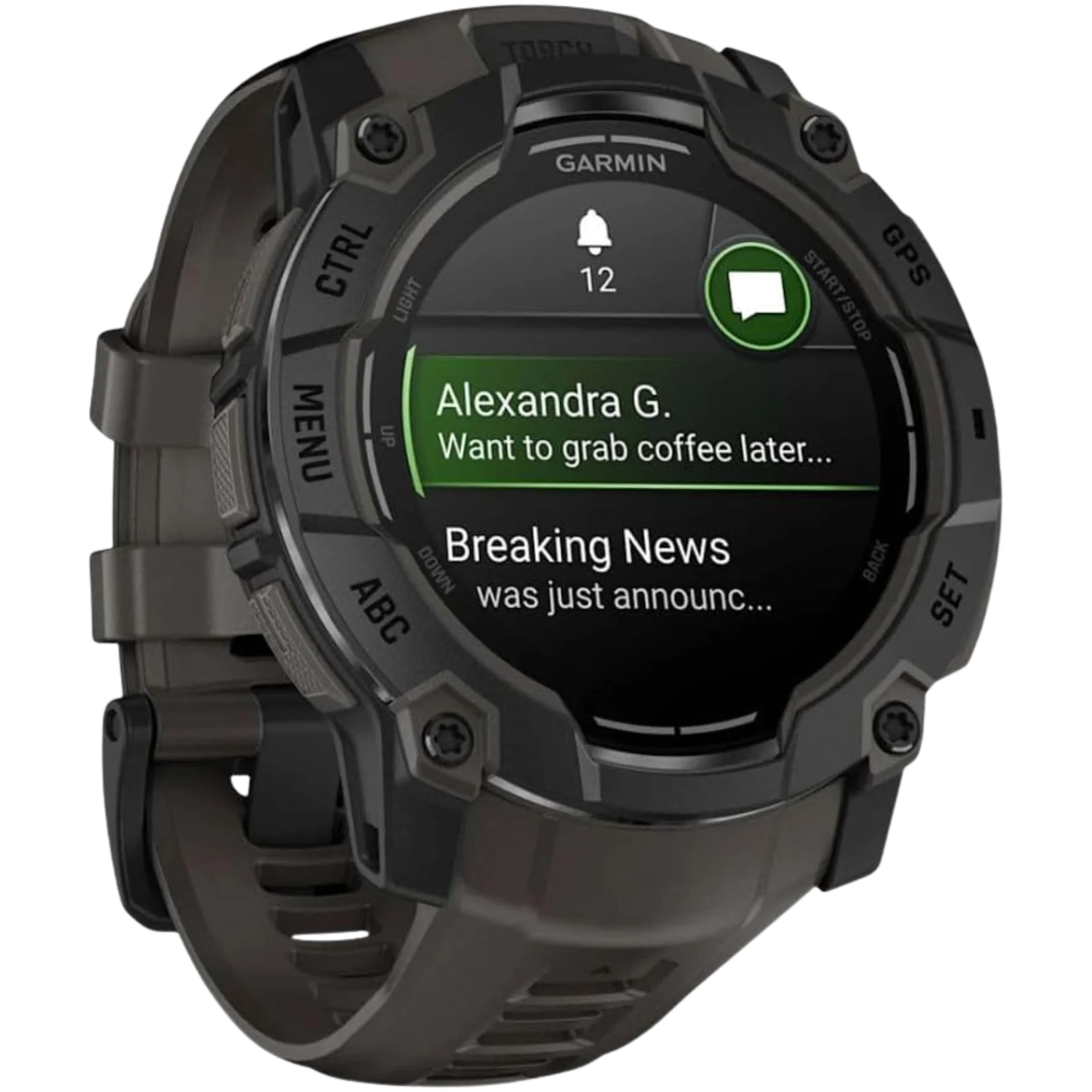 Garmin Instinct 3 AMOLED Rugged GPS Smartwatch – Charcoal - Image 3
