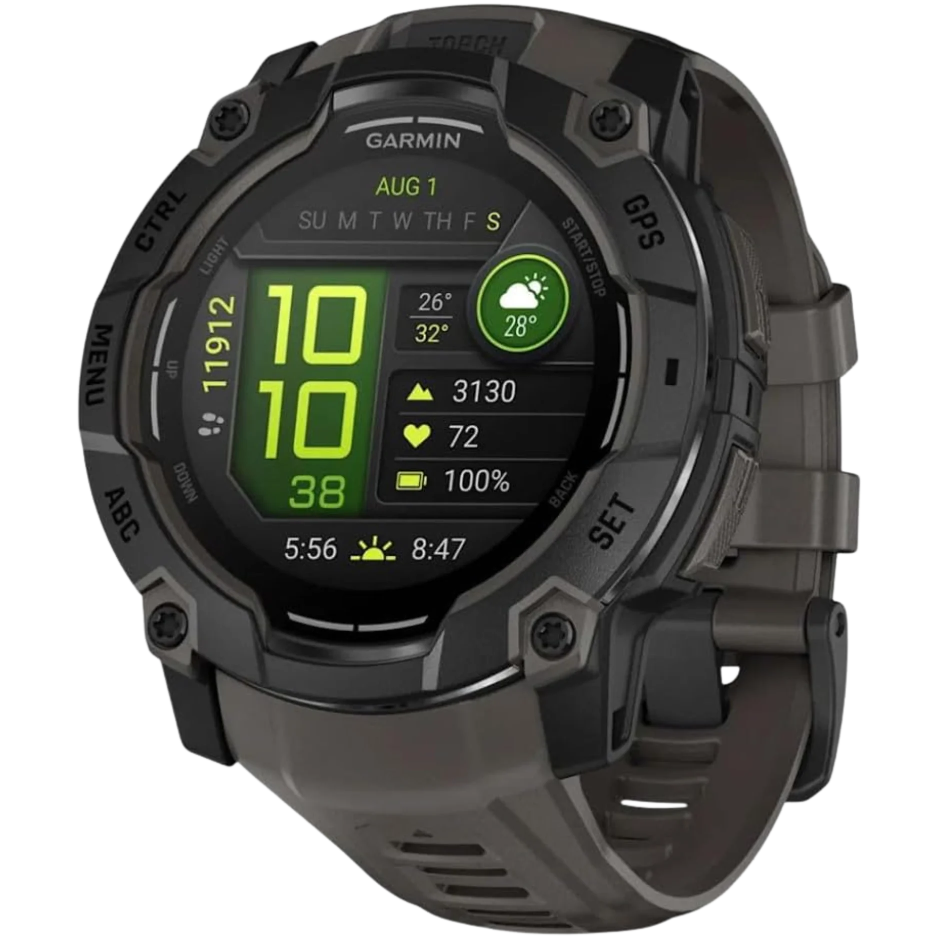 Garmin Instinct 3 AMOLED Rugged GPS Smartwatch – Charcoal - Image 4