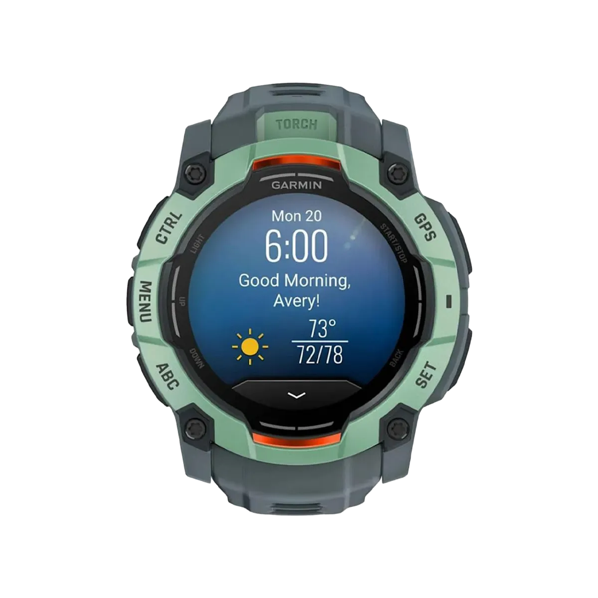 Garmin Instinct® 3 50mm Rugged Outdoor GPS Smartwatch Neo Tropic/Twilight - Image 3