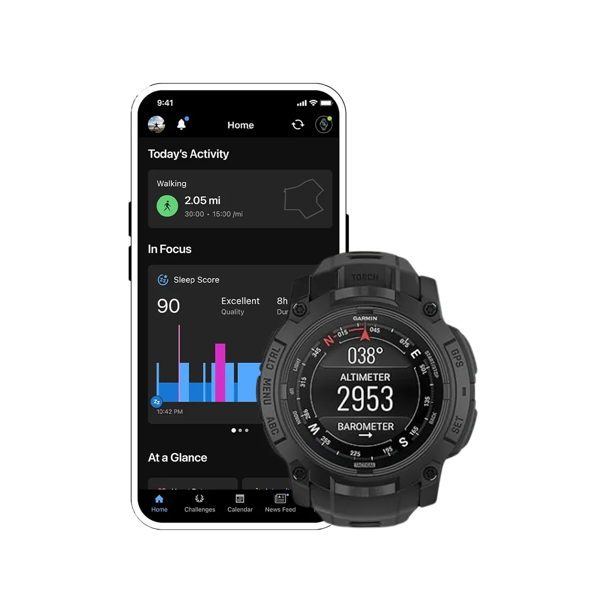 Garmin Instinct 3 Tactical GPS Smartwatch 50mm AMOLED - Image 2