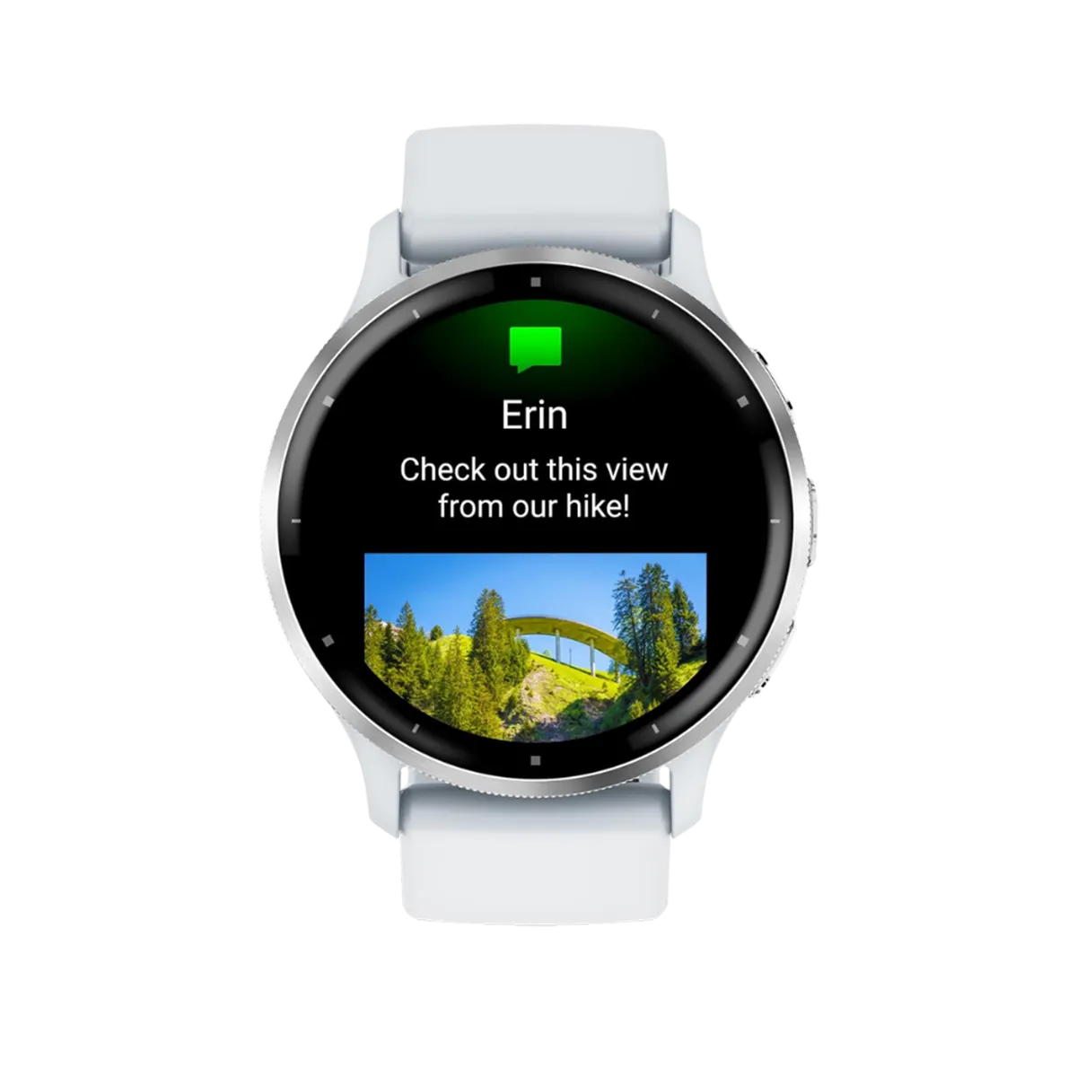 Garmin Venu 3 Silver Stainless Steel Bezel Smart Watch with 45mm - Image 2