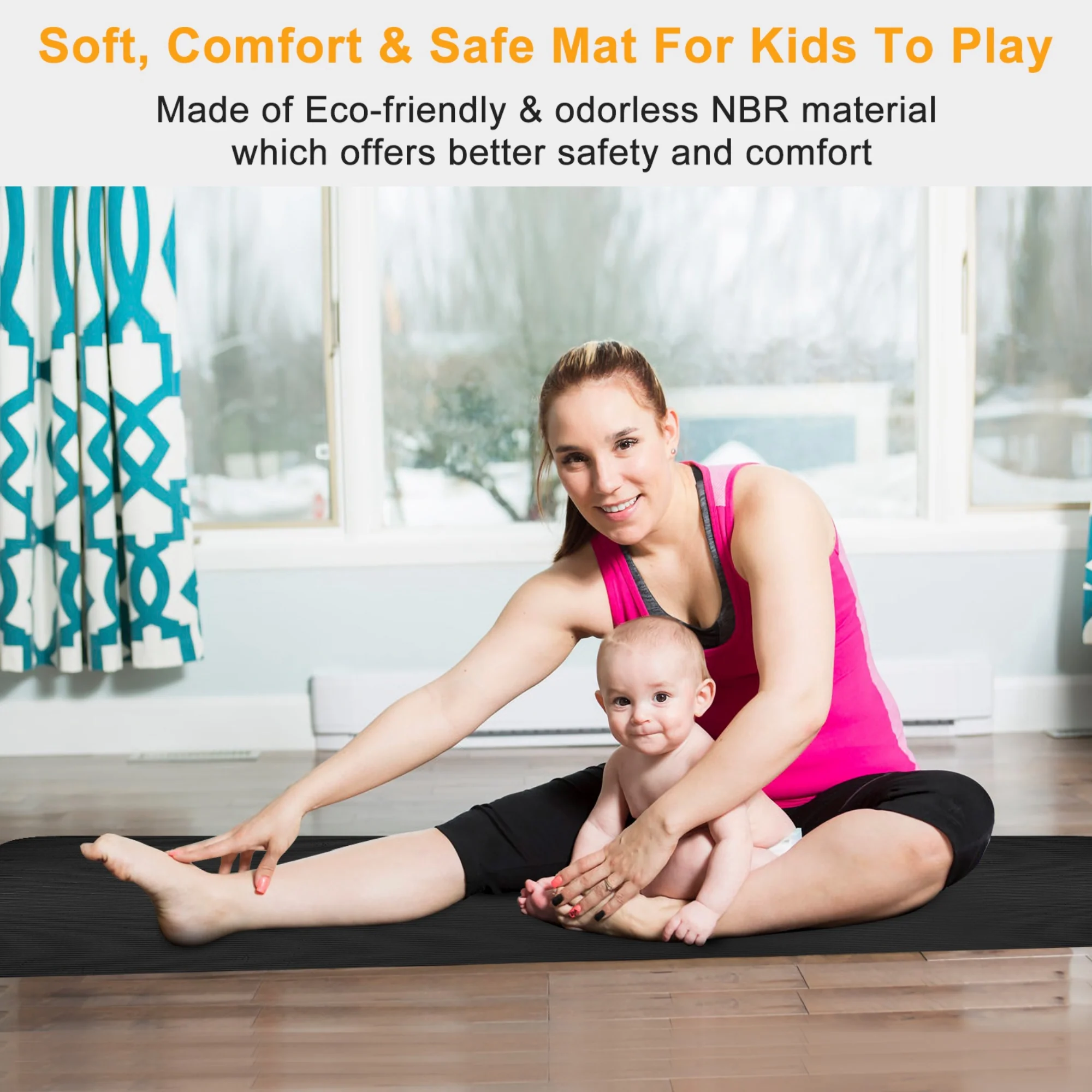 GBruno 0.6-inch Thick Yoga Mat - Image 5