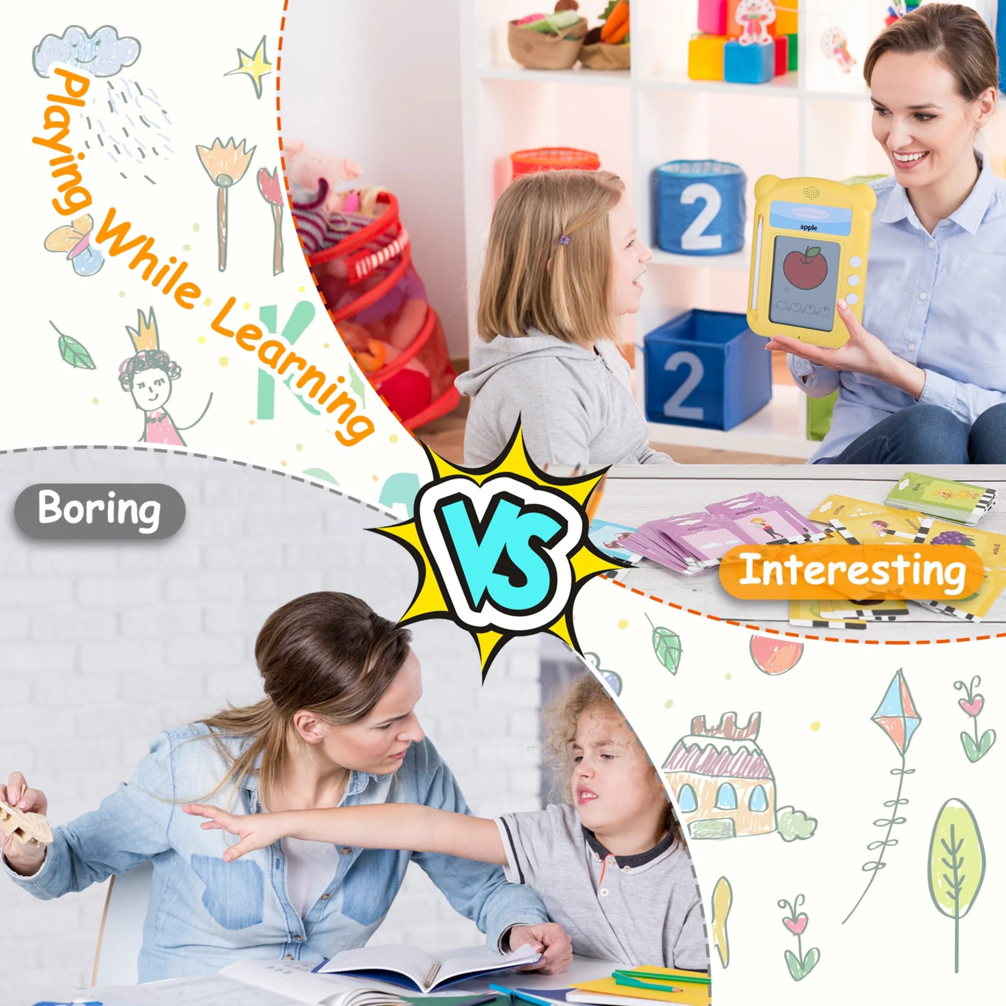 GBruno 100 Words Talking Flash Cards - Image 3