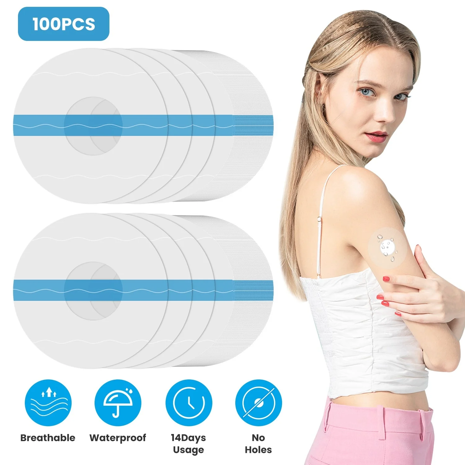 GBruno 100Pcs Sensor Covers for Libre - Image 2