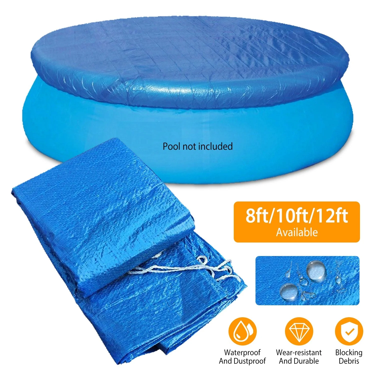 GBruno 10ft Swimming Pool Cover - Image 2