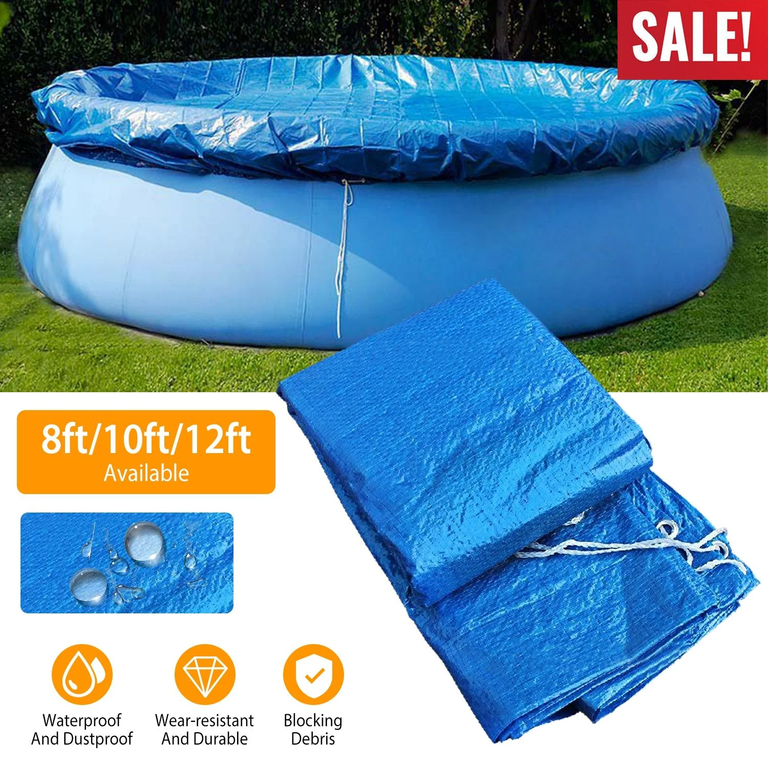 GBruno 10ft Swimming Pool Cover - Image 4