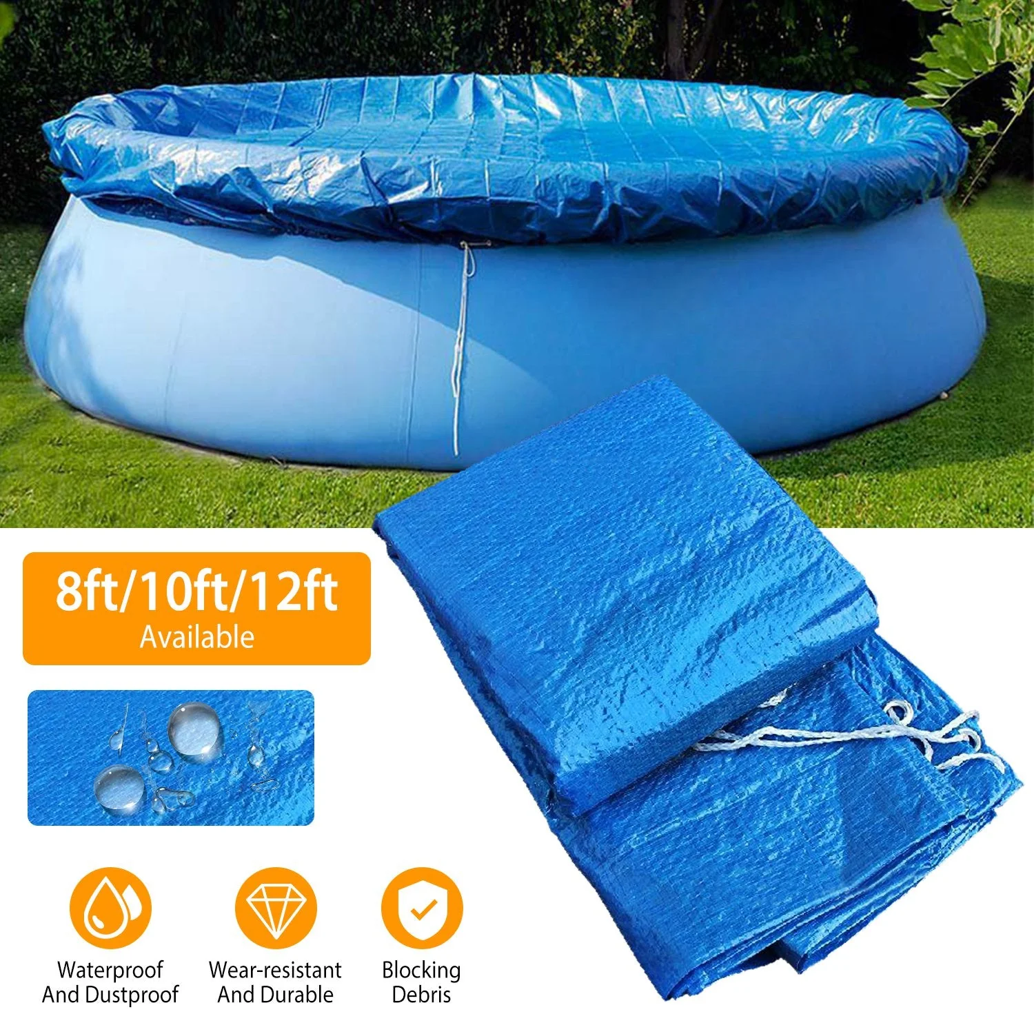 GBruno 10ft Swimming Pool Cover - Image 5