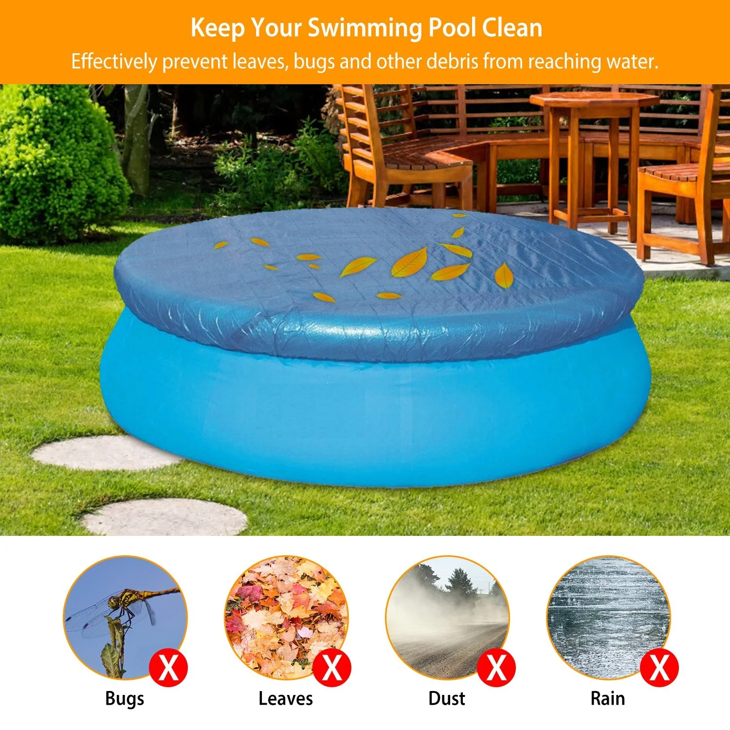 GBruno 10ft Swimming Pool Cover - Image 6