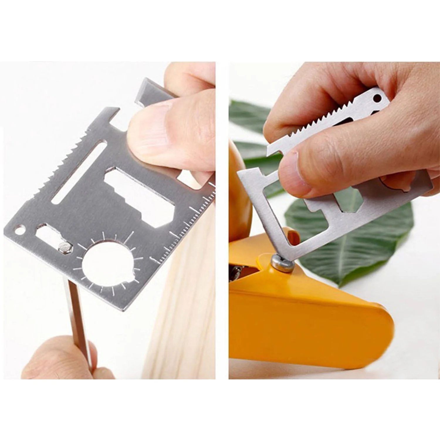 GBruno 11 In 1 Stainless Steel Multi-tool Credit Card - Image 5