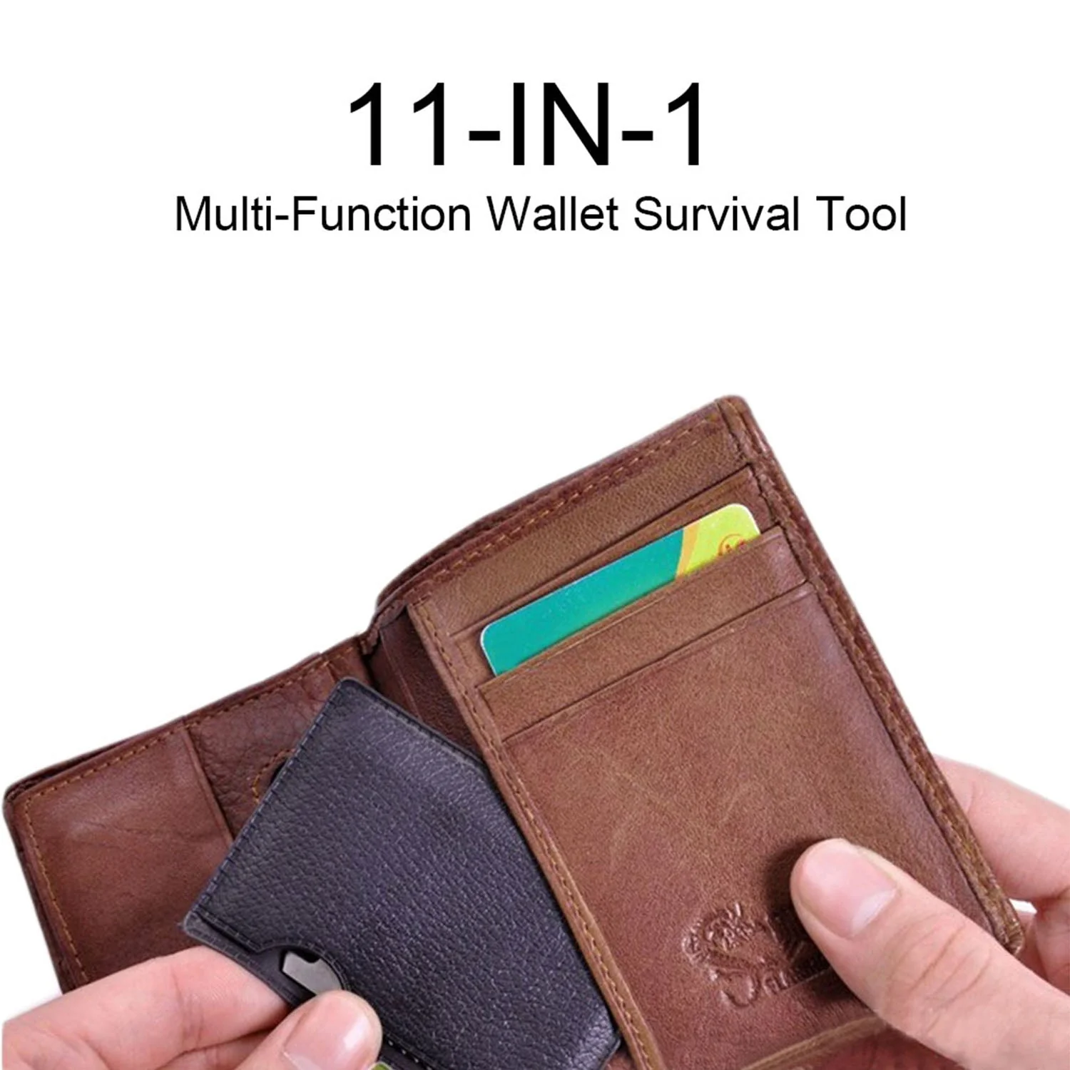GBruno 11 In 1 Stainless Steel Multi-tool Credit Card - Image 6