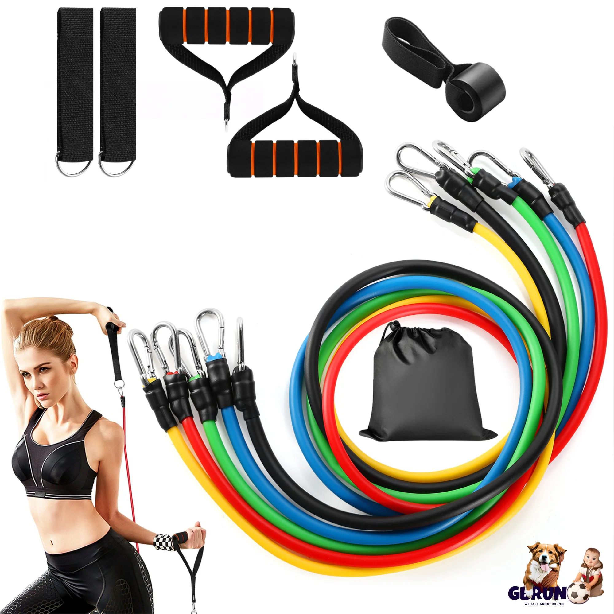 GBruno 11Pcs Resistance Bands - Image 2