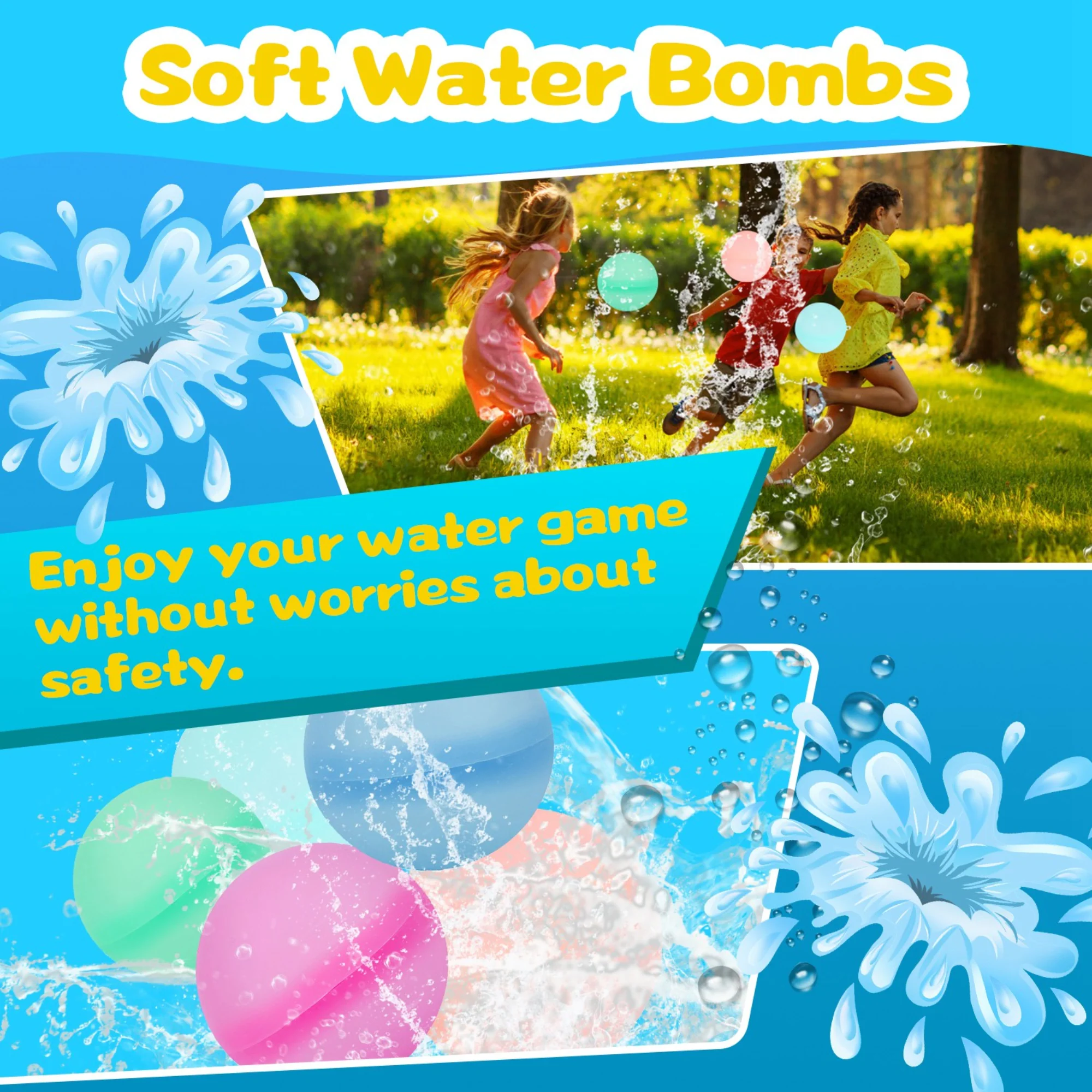 GBruno 12Pcs Reusable Water Balloon - Image 4
