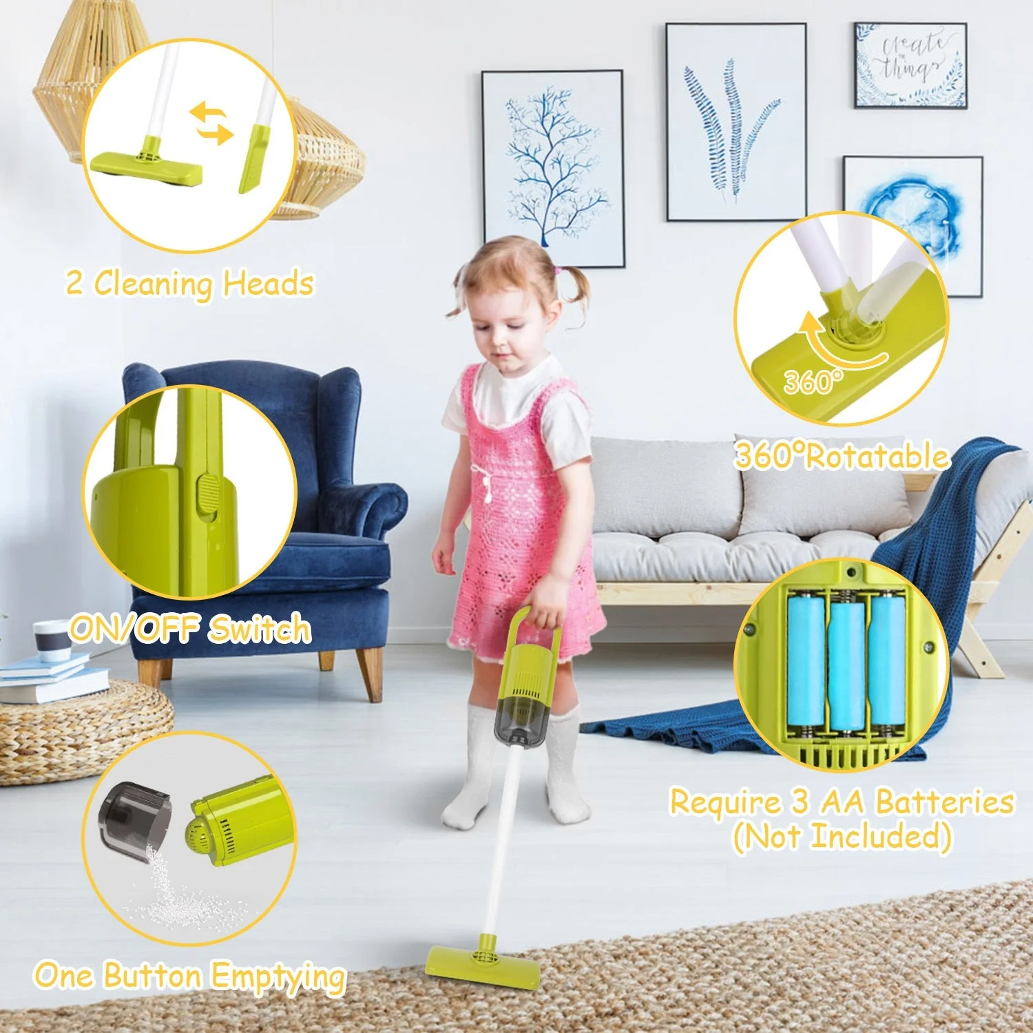 GBruno 14Pcs Kids Cleaning Toy Set - Image 5