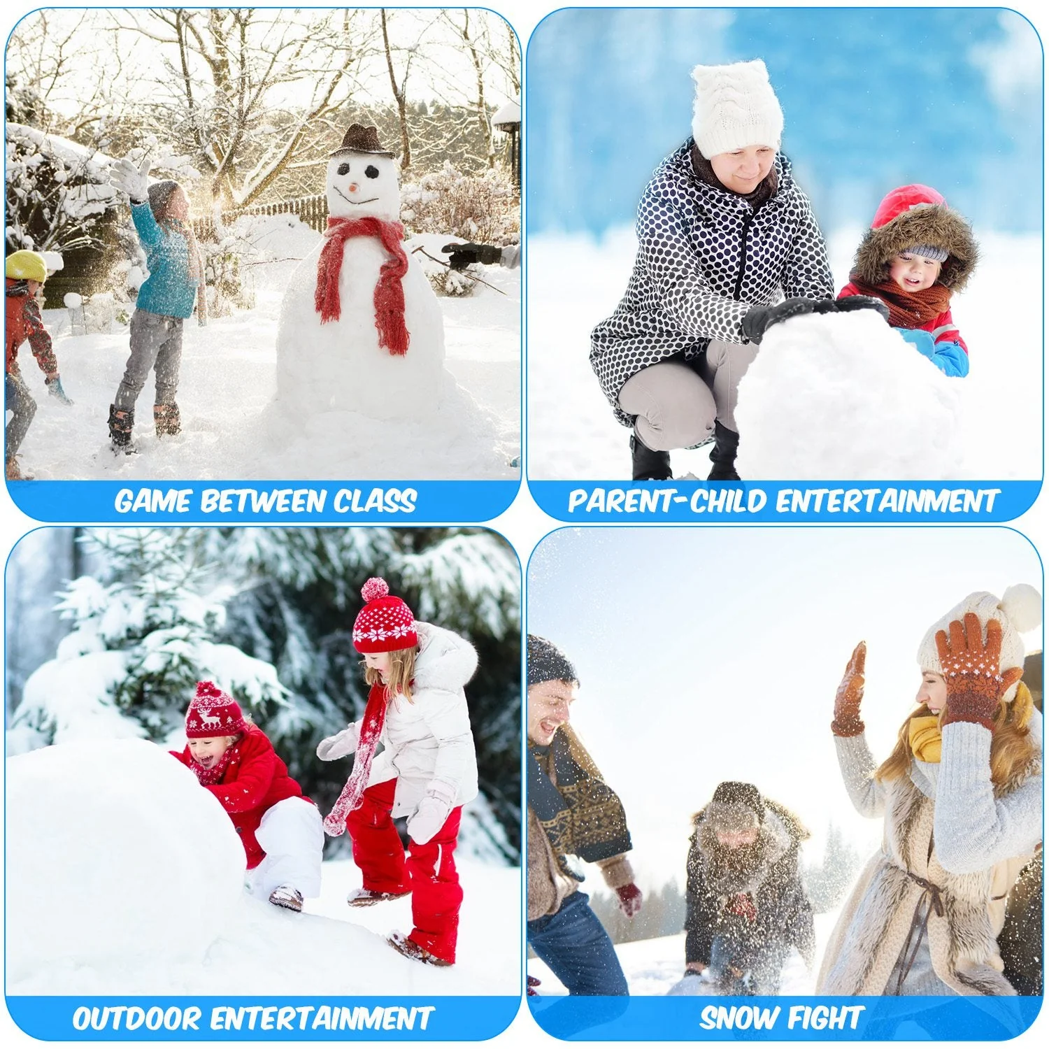 GBruno 15Pcs Winter Snowball Tool Kit - Image 6