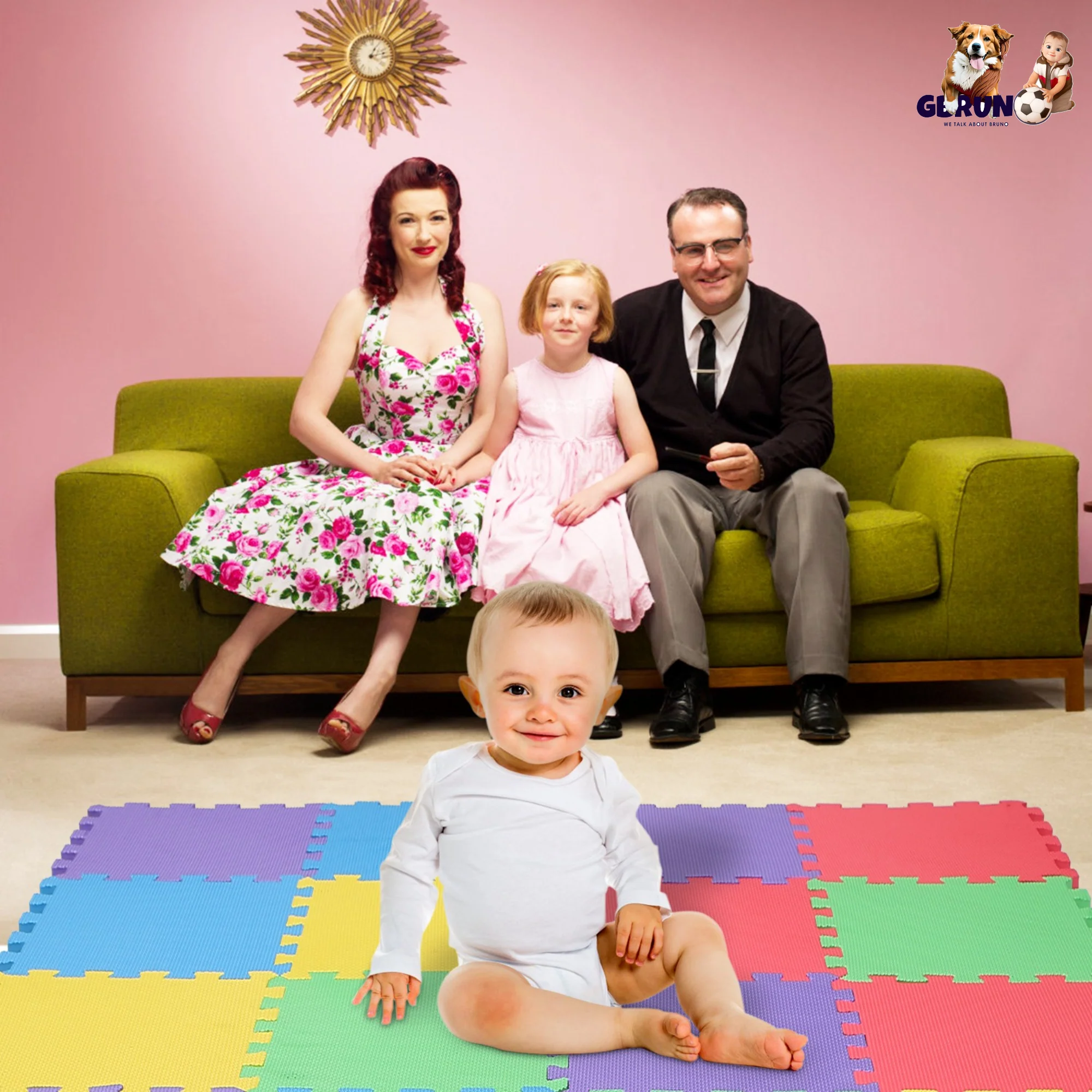 GBruno 16Pcs Kids Puzzle Exercise Play Mat - Image 6