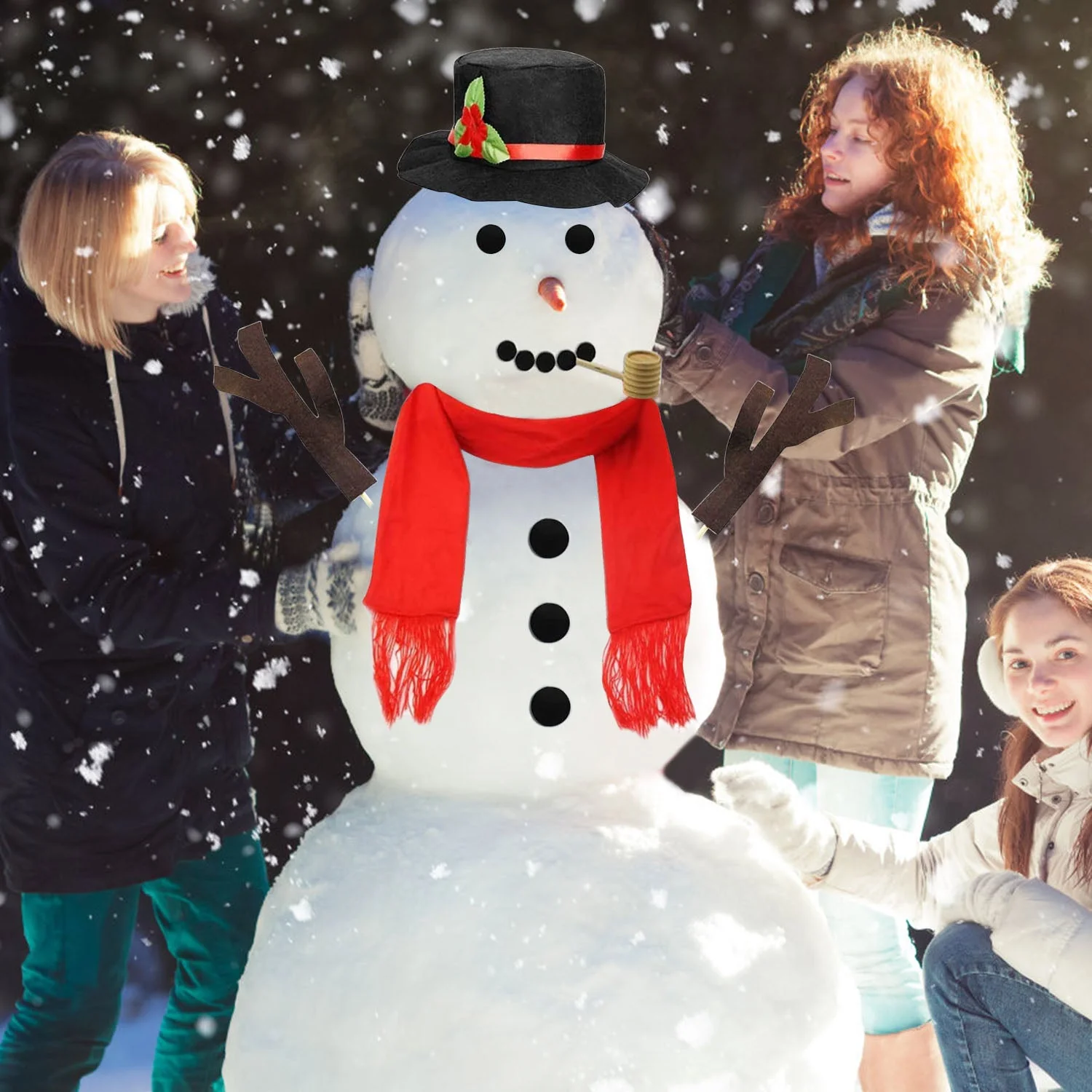 GBruno 16Pcs Snowman Decorating Dressing Kit - Image 6
