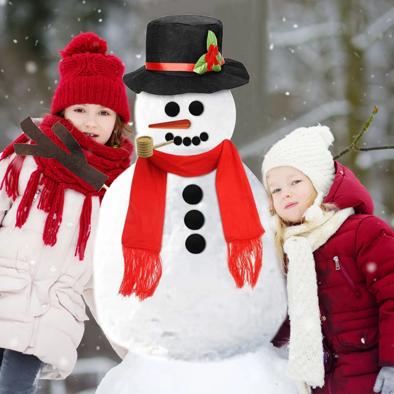 GBruno 16Pcs Snowman Decorating Dressing Kit - Image 7