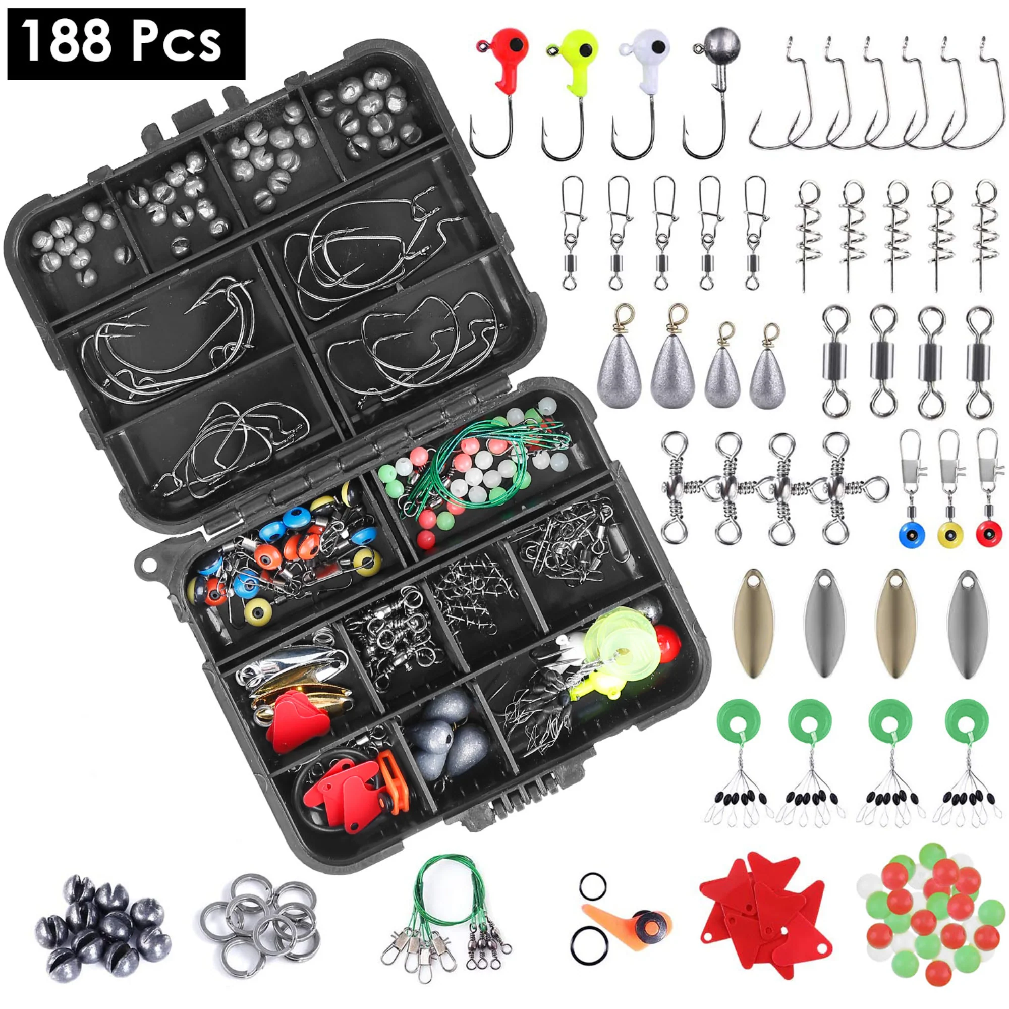 GBruno 188Pcs Fishing Accessory Kit - Image 2
