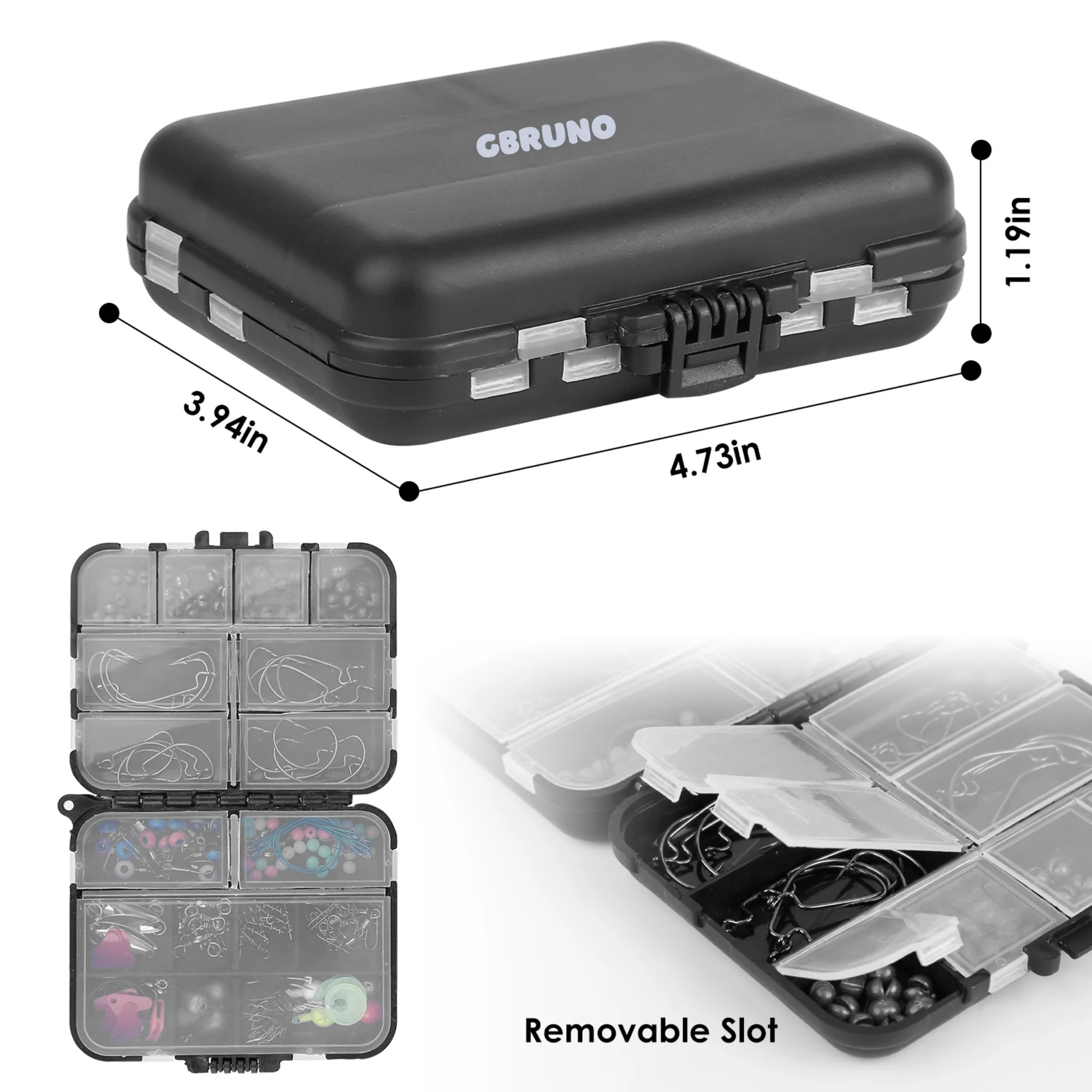 GBruno 188Pcs Fishing Accessory Kit - Image 4