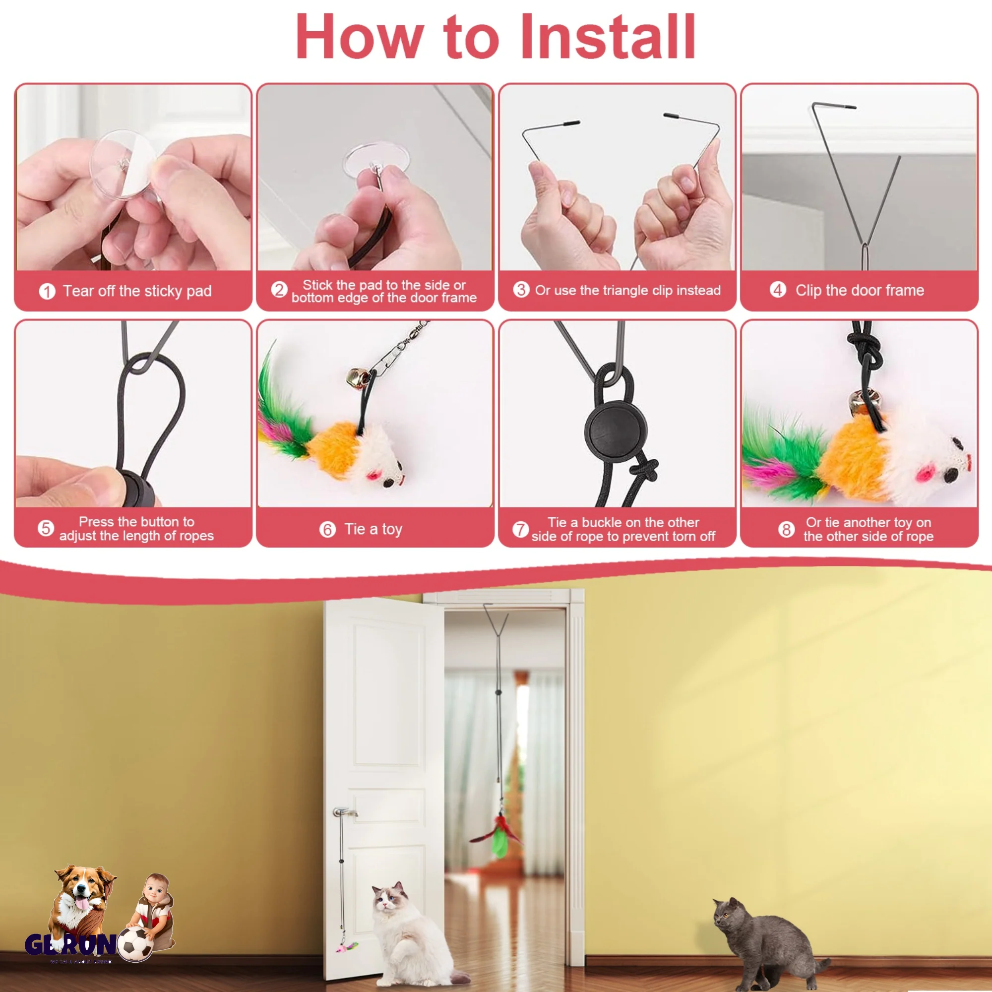 GBruno 2 Cat Wand Toys - Image 5