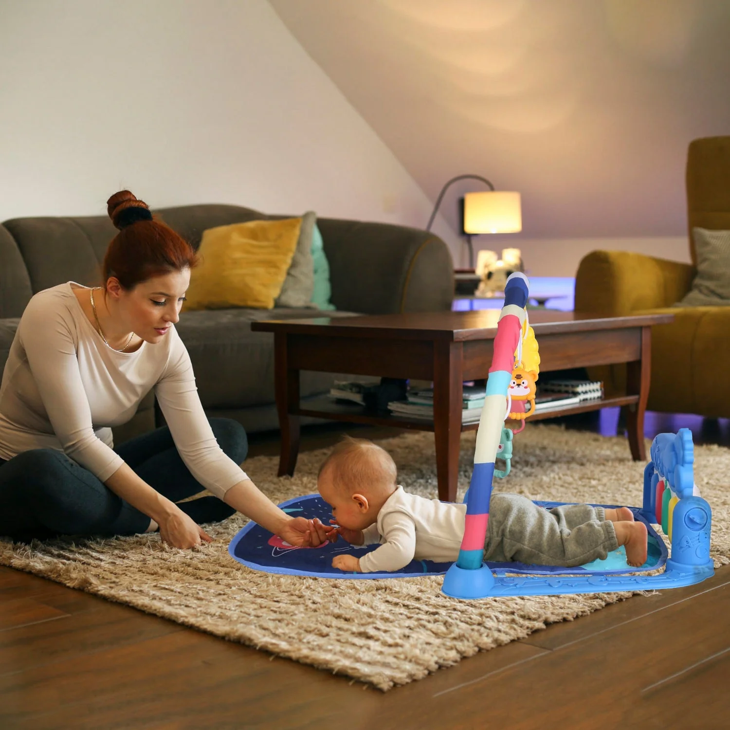 GBruno 2 In 1 Baby Gym Play Mat - Image 7