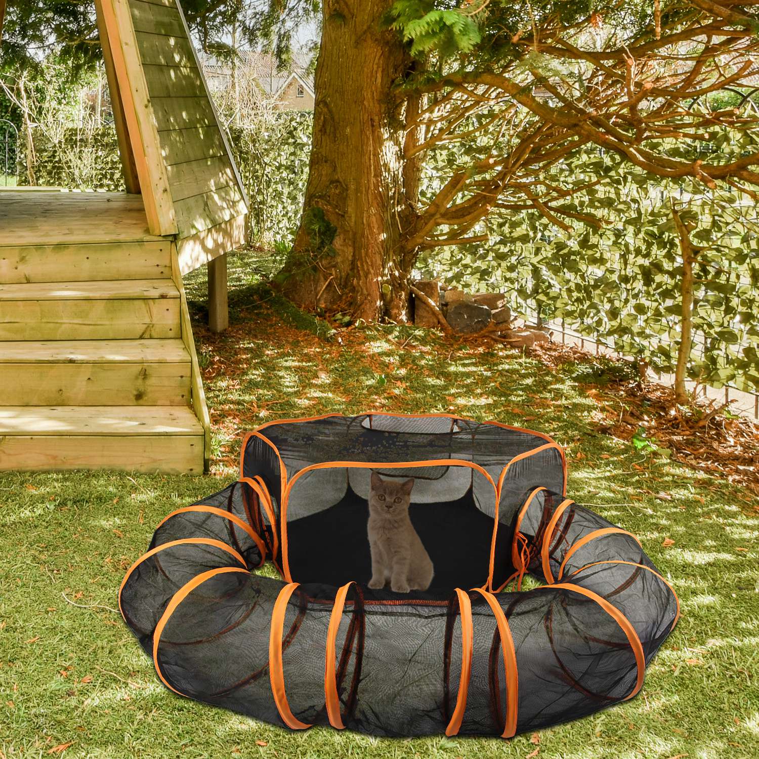 GBruno 2 In 1 Foldable Pet Play Tent - Image 2