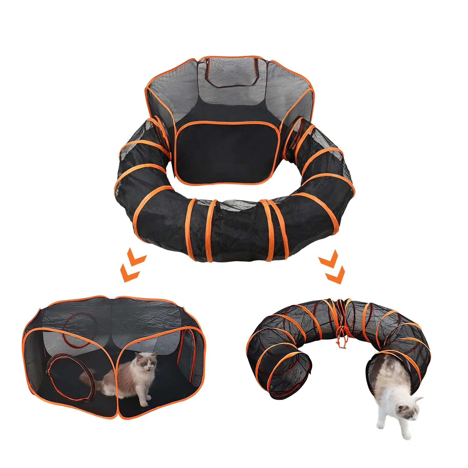 GBruno 2 In 1 Foldable Pet Play Tent - Image 6