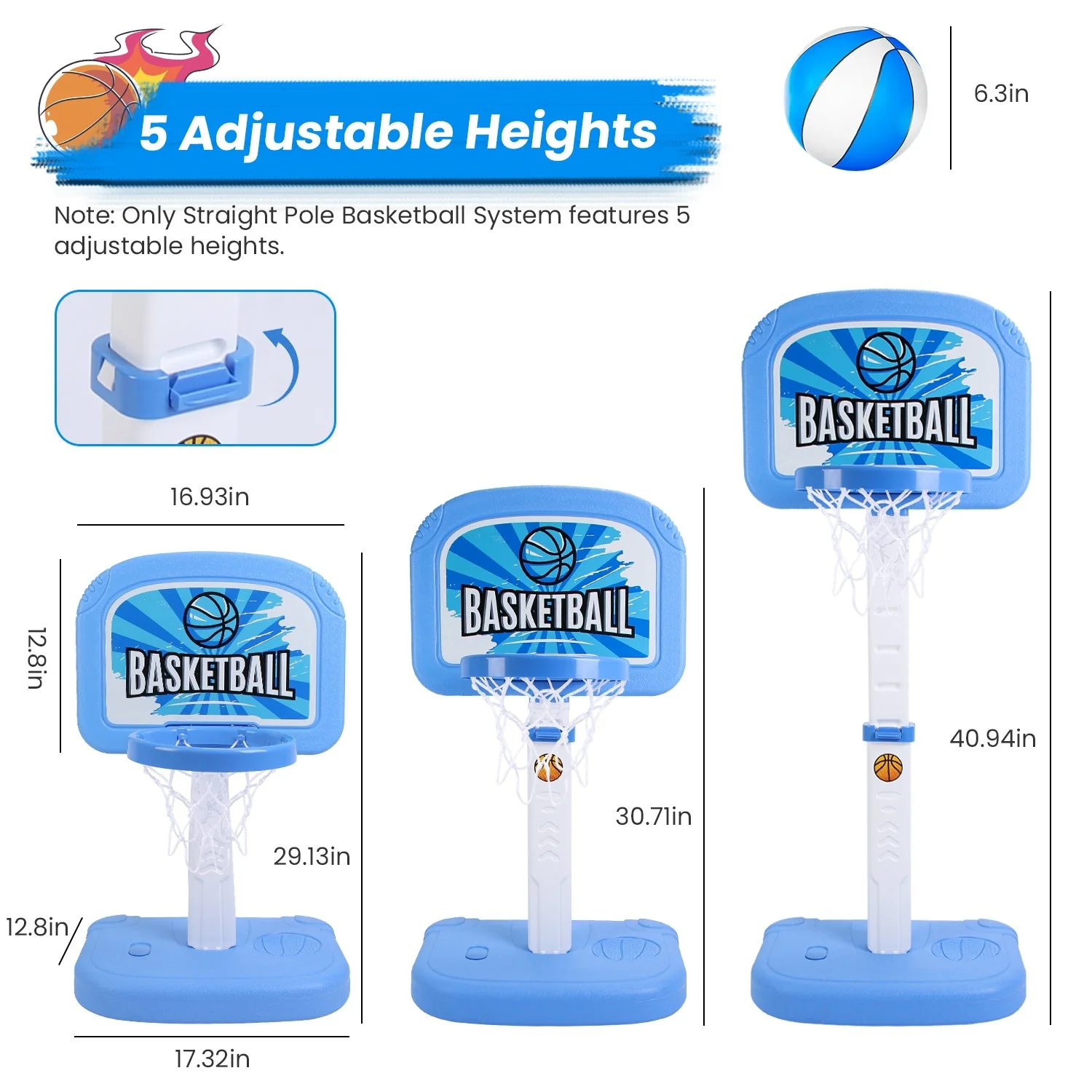 GBruno 2 In 1 Poolside Basketball Game - Image 3