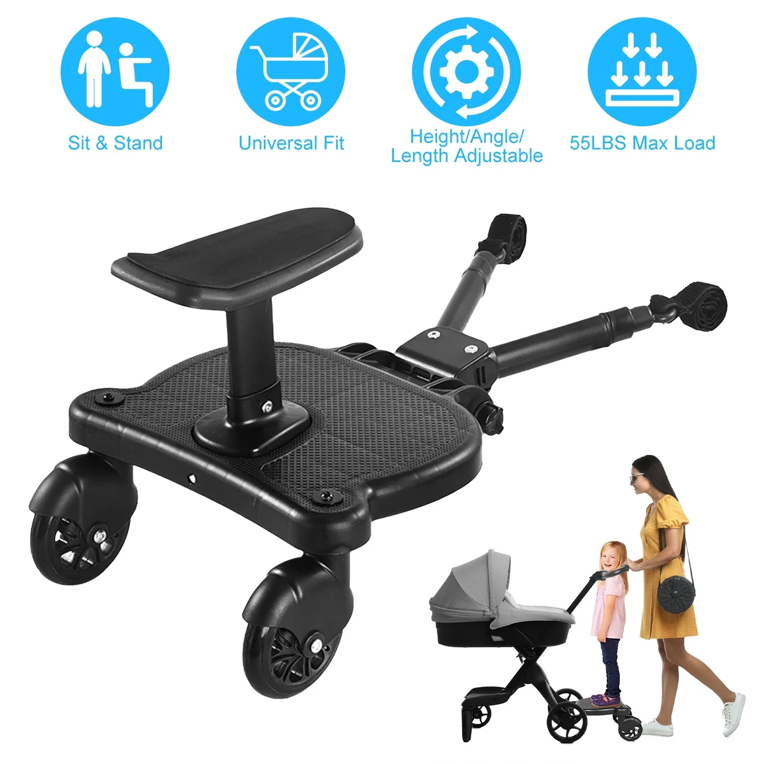 GBruno  2 In 1 Universal Stroller Board - Image 2