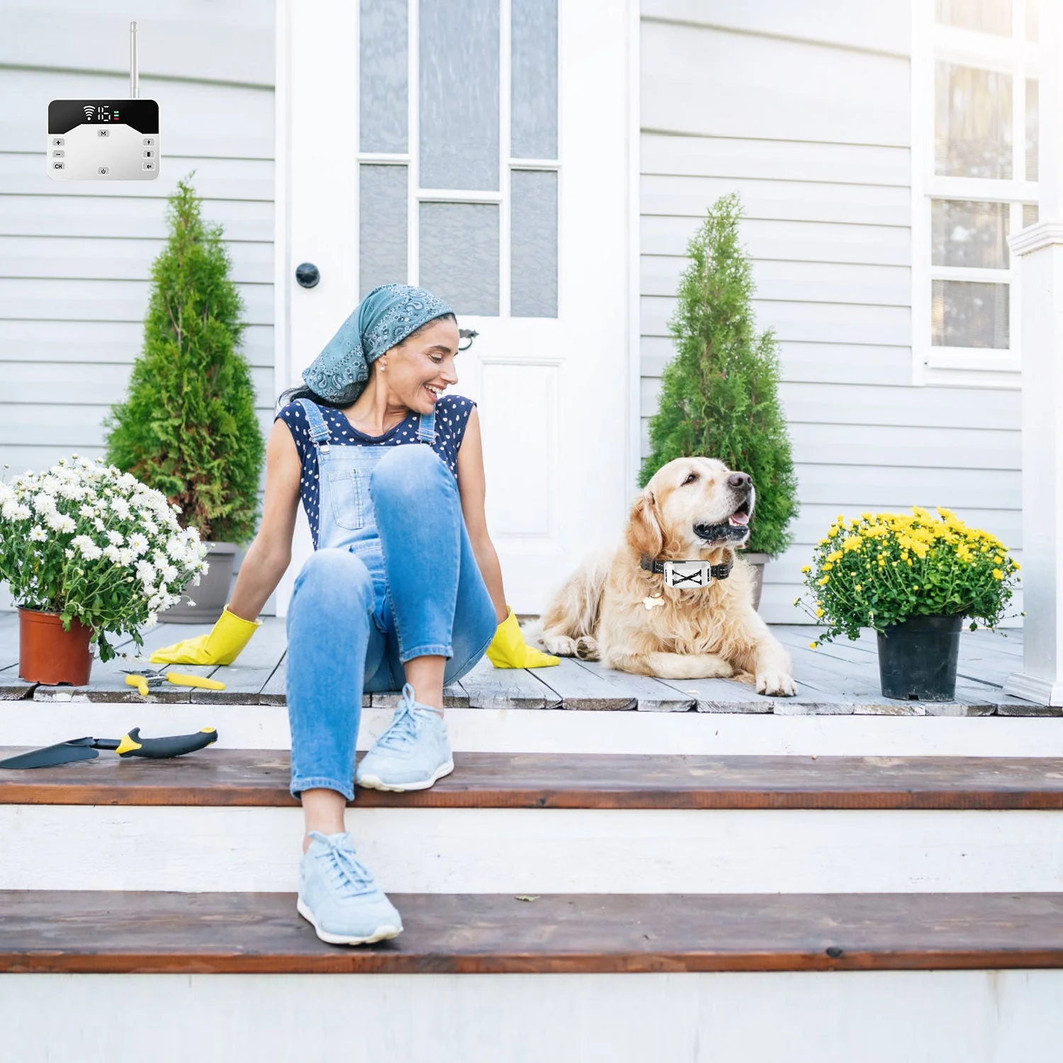GBruno 2 In 1 Wireless Electric Dog Fence - Image 6