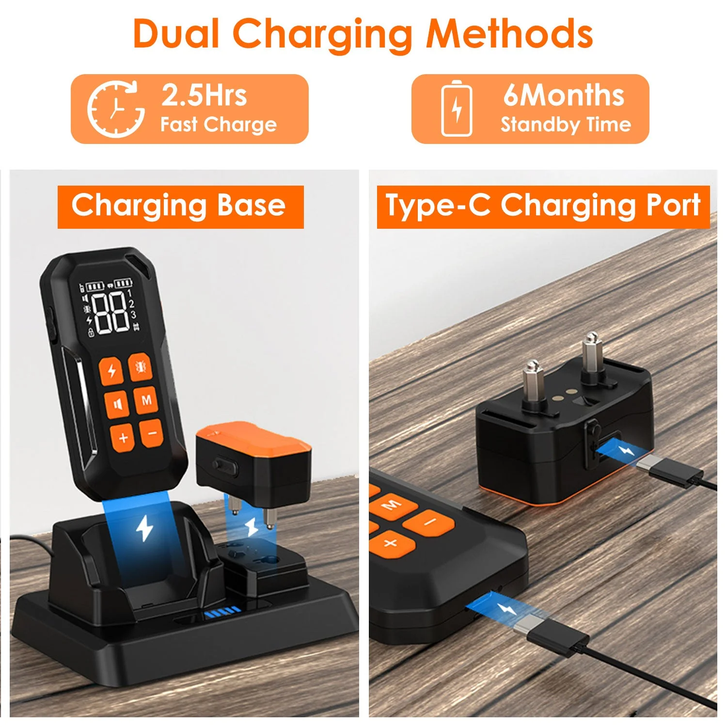 GBruno 2 In 1 Wireless Electric Dog Fence - Image 4