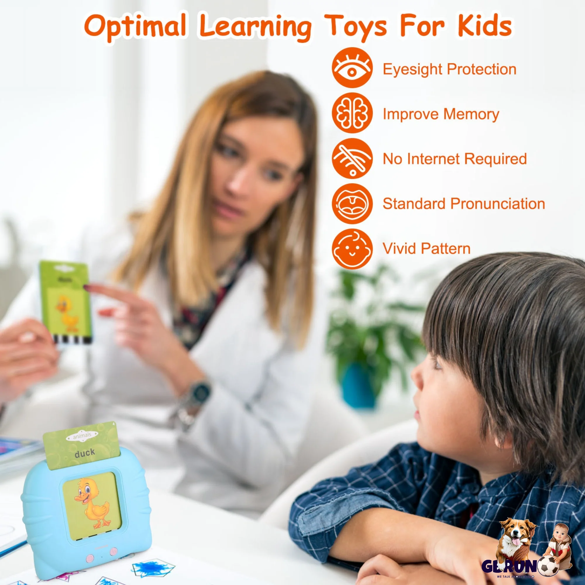 GBruno 224 Words Kid Flash Talking Cards - Image 6