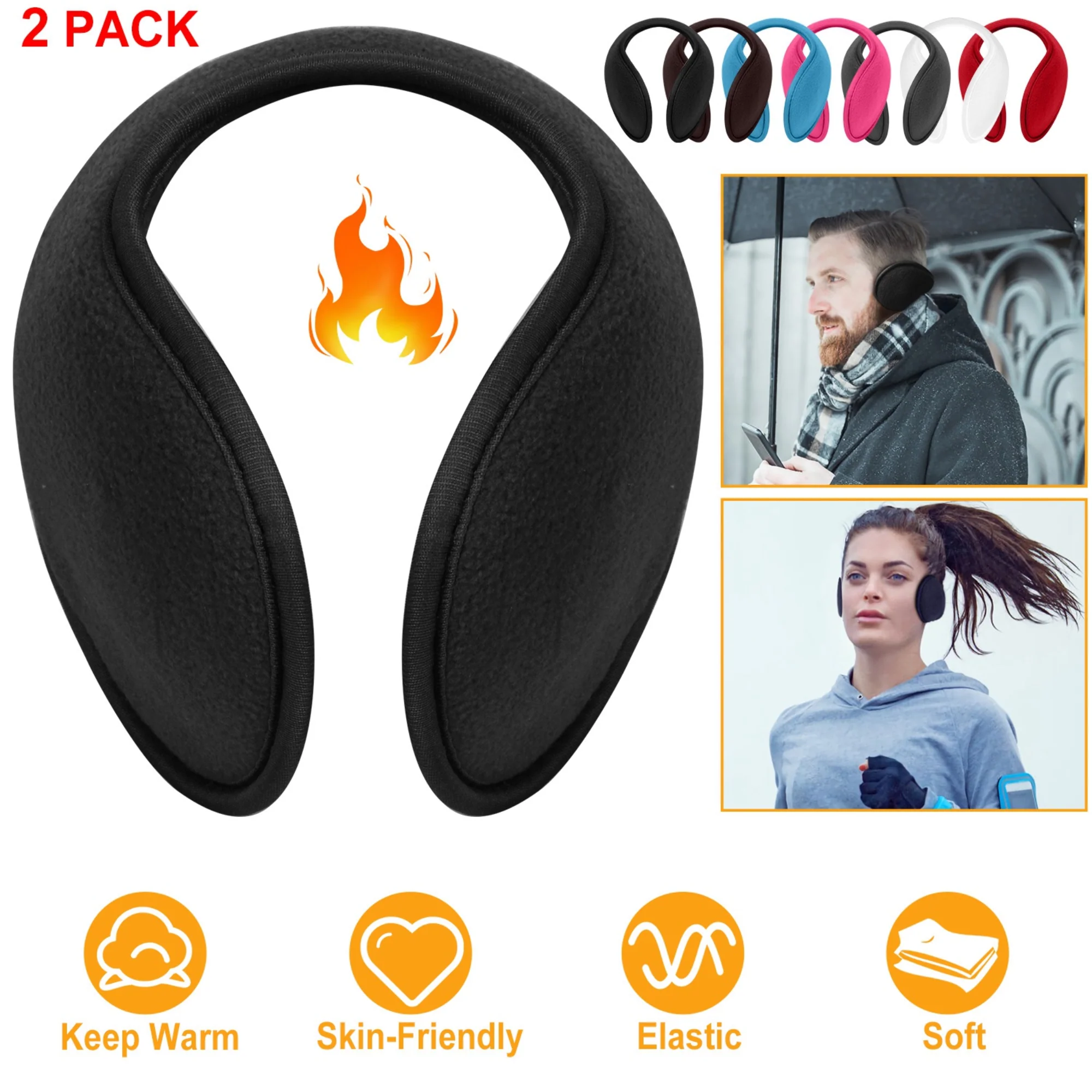 GBruno 2Pcs Ear Warmers Unisex - Image 4