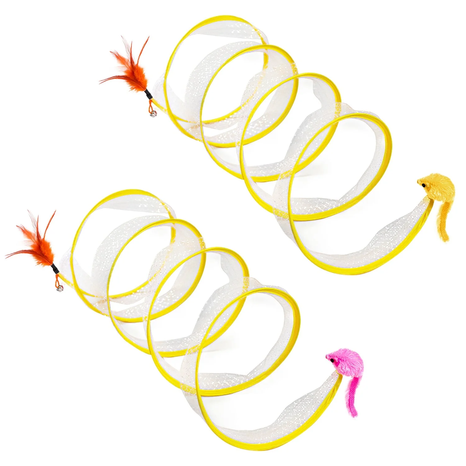 GBruno 2Pcs Foldable Cat Tunnel - Image 2