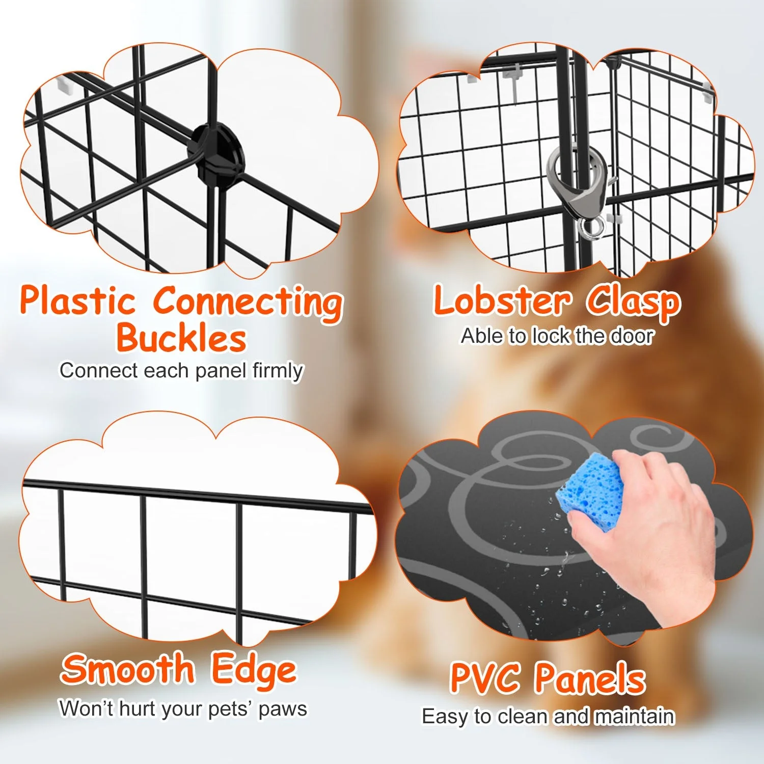 GBruno 2Tier Cat Cage Playpen Indoor Pet - Image 6