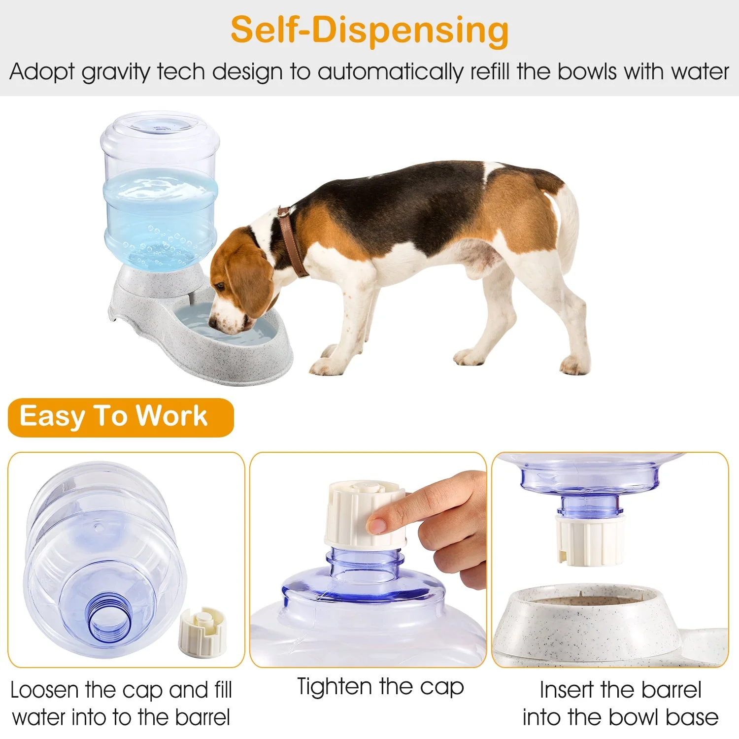 GBruno 3.5L/1Gal Pet Water Dispenser - Image 4