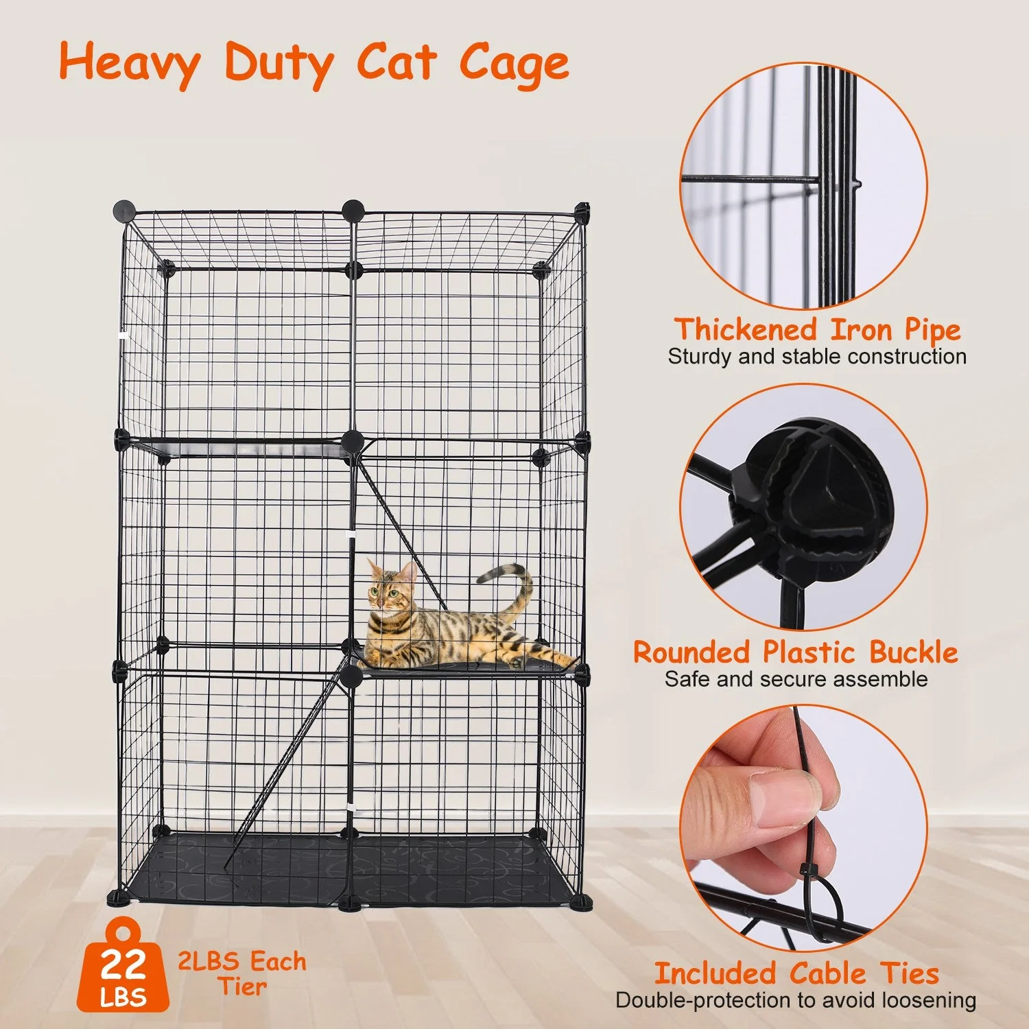 GBruno 3 Tier Cat Playpen - Image 3
