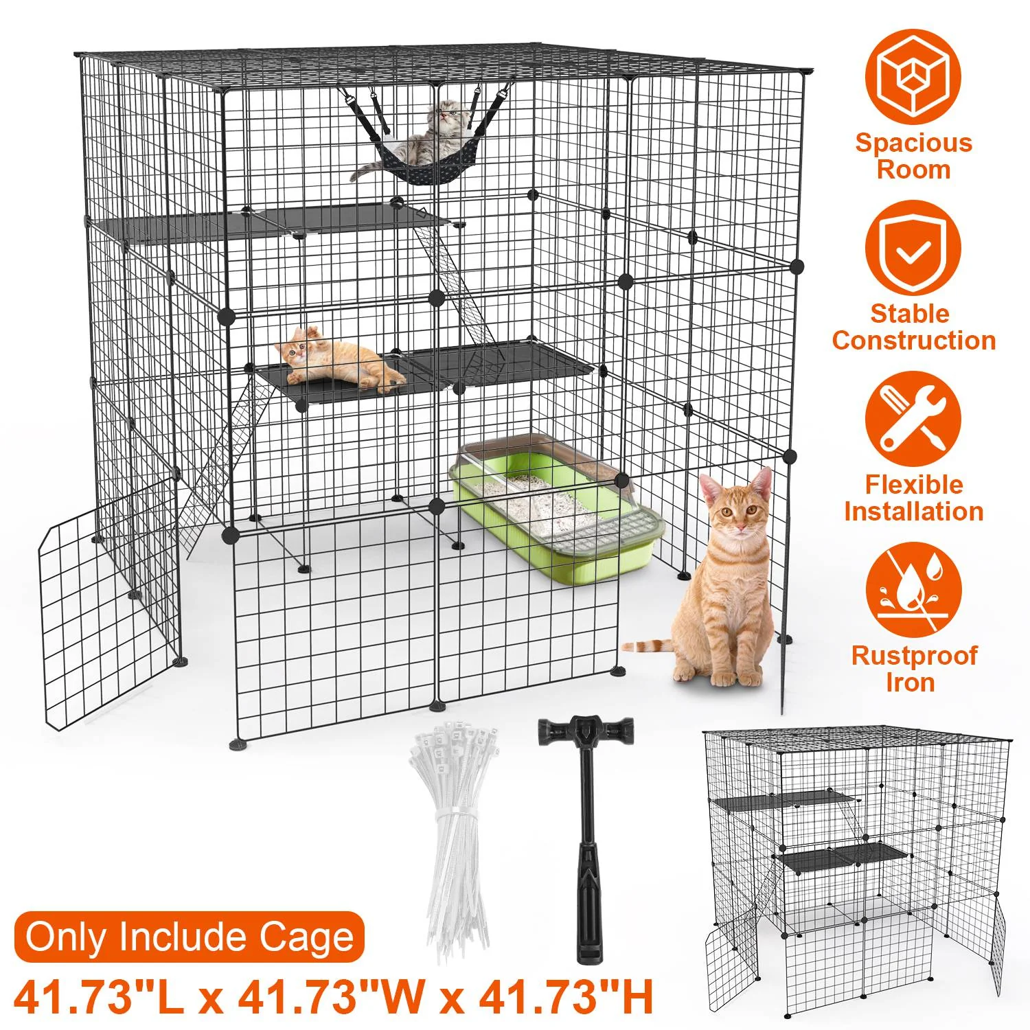 GBruno 3 Tier Large Cat Cage - Image 2