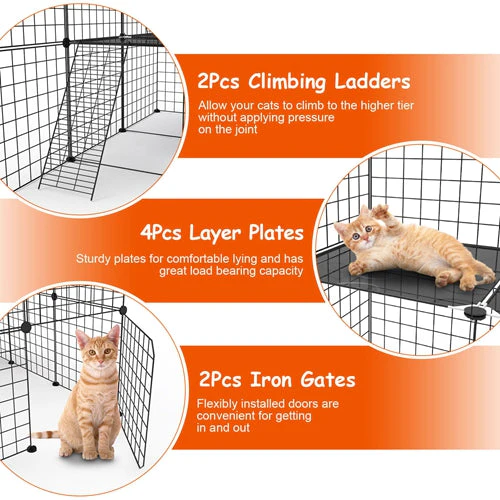 GBruno 3 Tier Large Cat Cage - Image 6