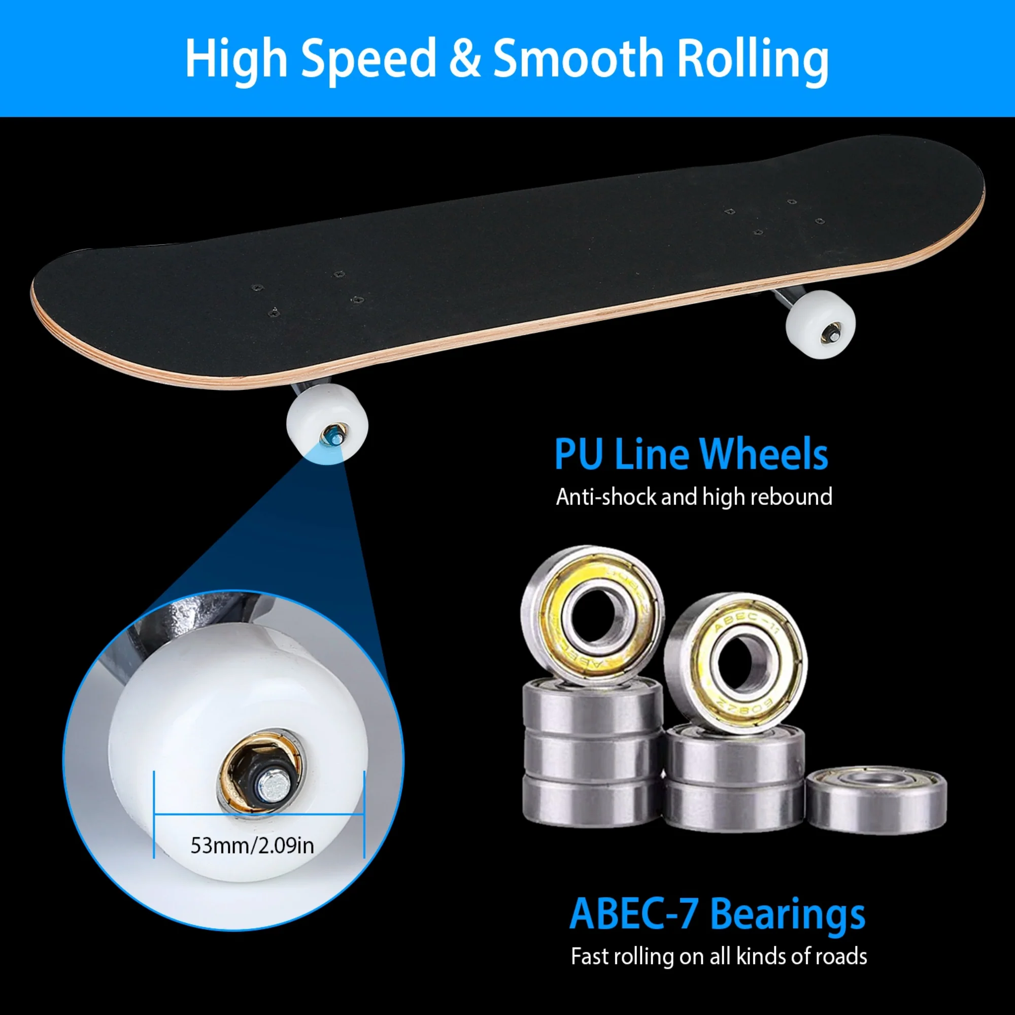GBruno 31x8in Skateboards - Image 3