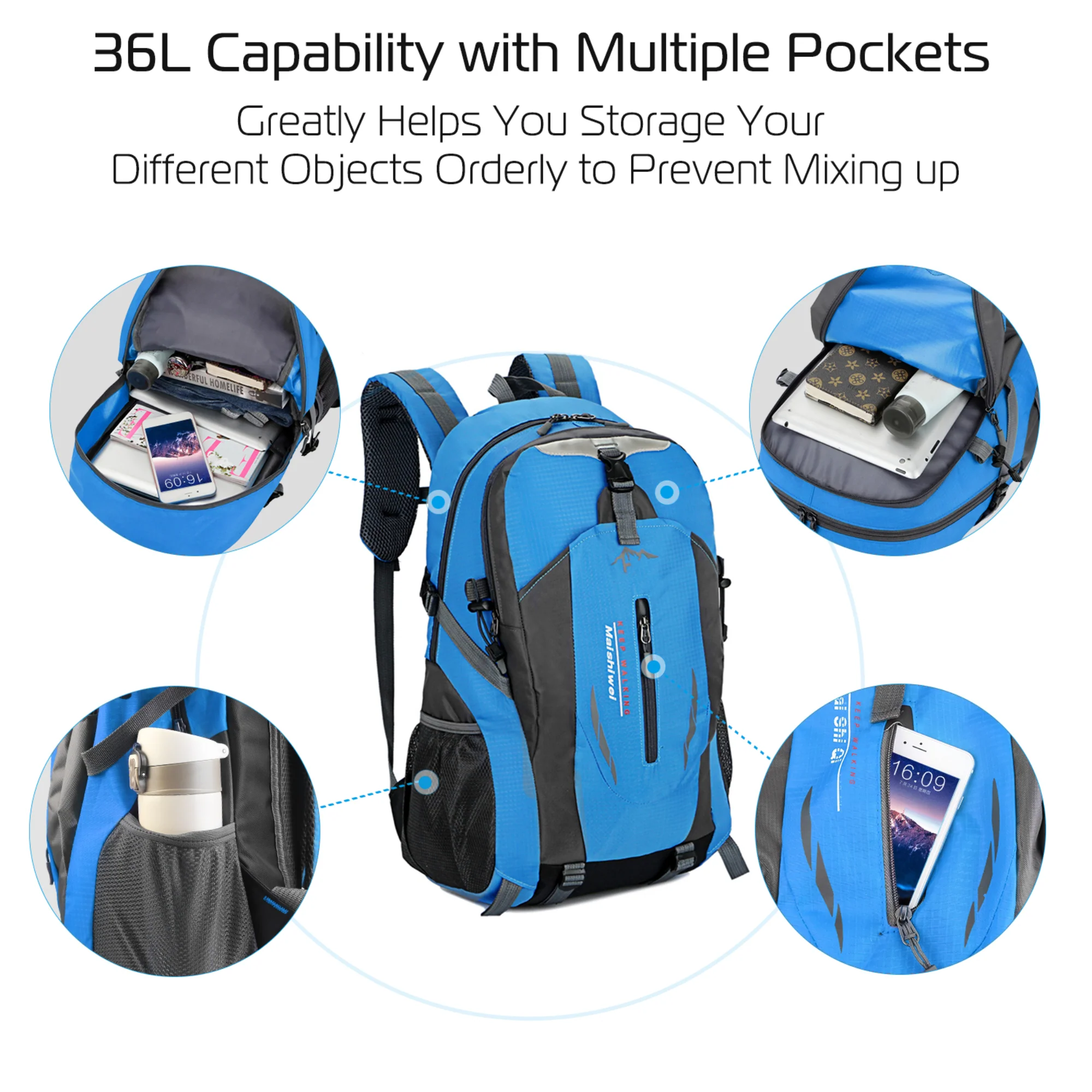GBruno 36L Outdoor Backpack - Image 3