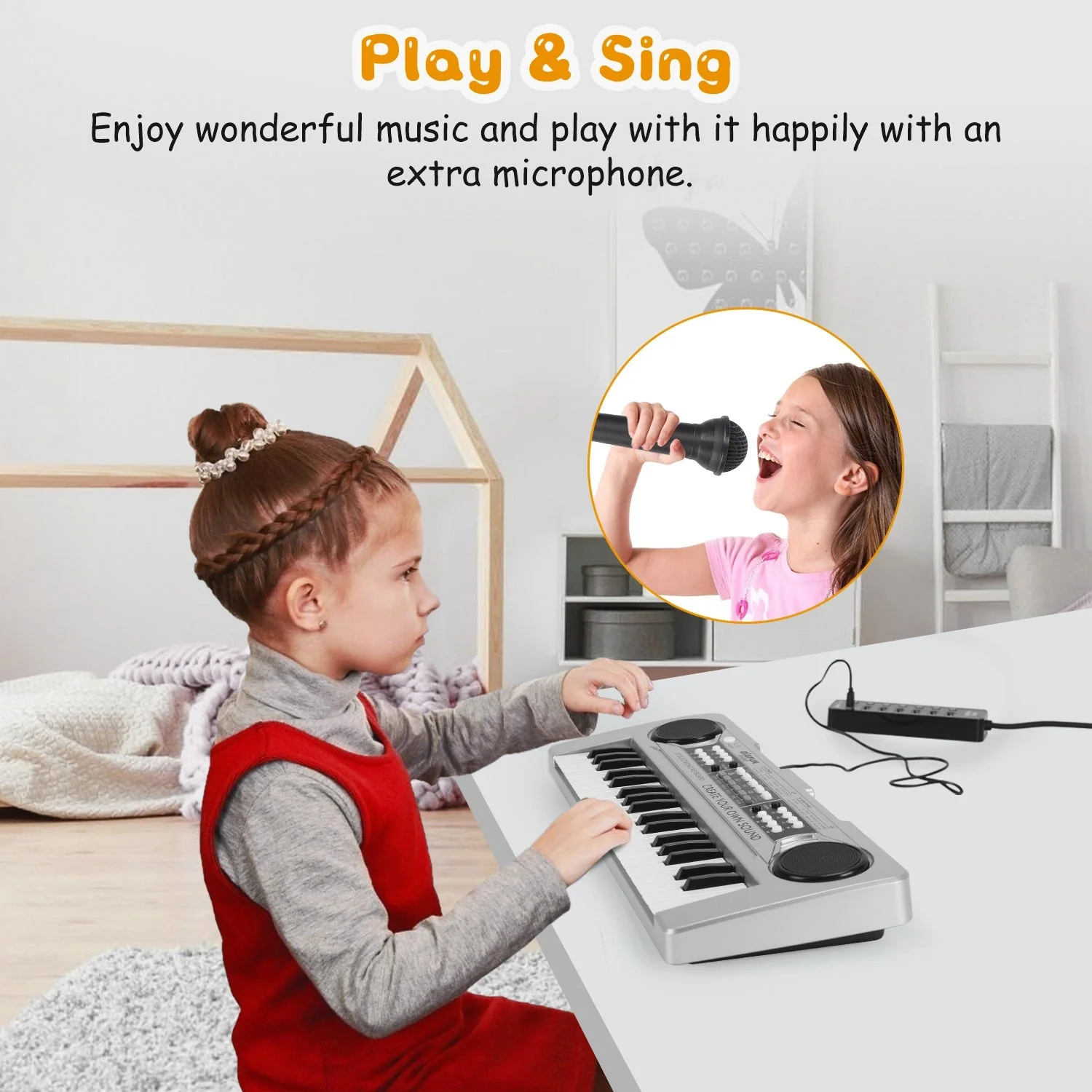 GBruno 37 Keys Digital Music Electronic Keyboard - Image 3