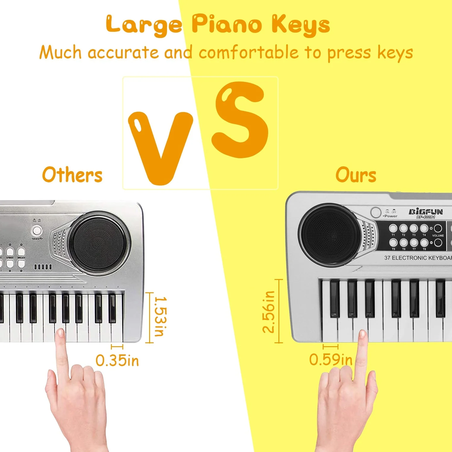 GBruno 37 Keys Digital Music Electronic Keyboard - Image 6