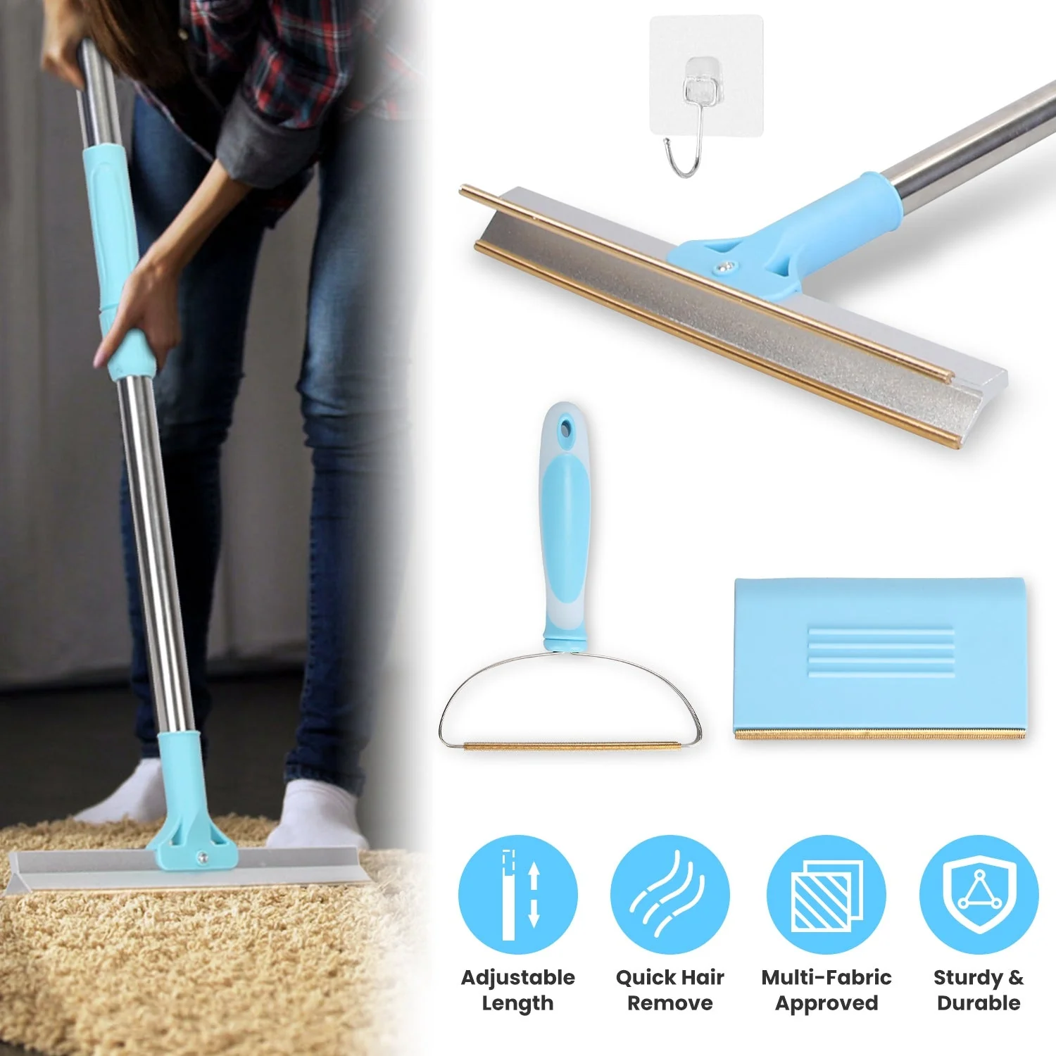 GBruno 3Pcs Pet Hair Removal Kit - Image 2