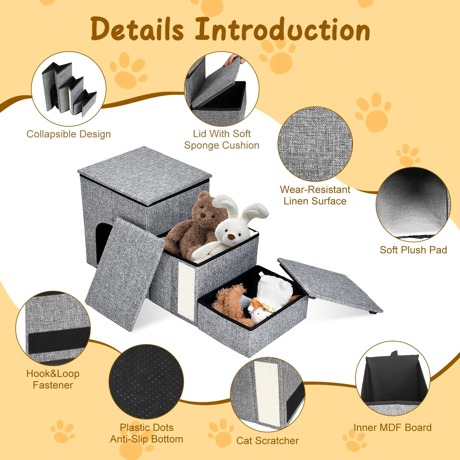 GBruno 4-IN-1 Foldable Dog/Cat Ramp Ladder - Image 6