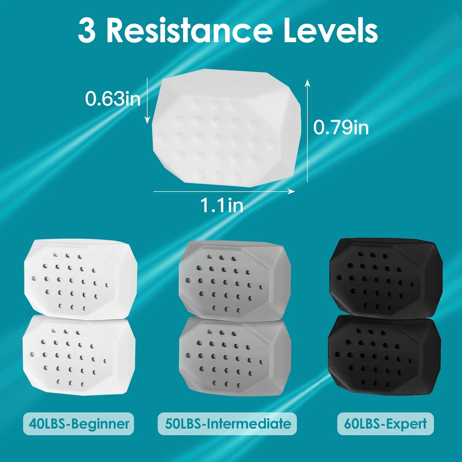 GBruno 4 Pack Jawline Exerciser - Image 3