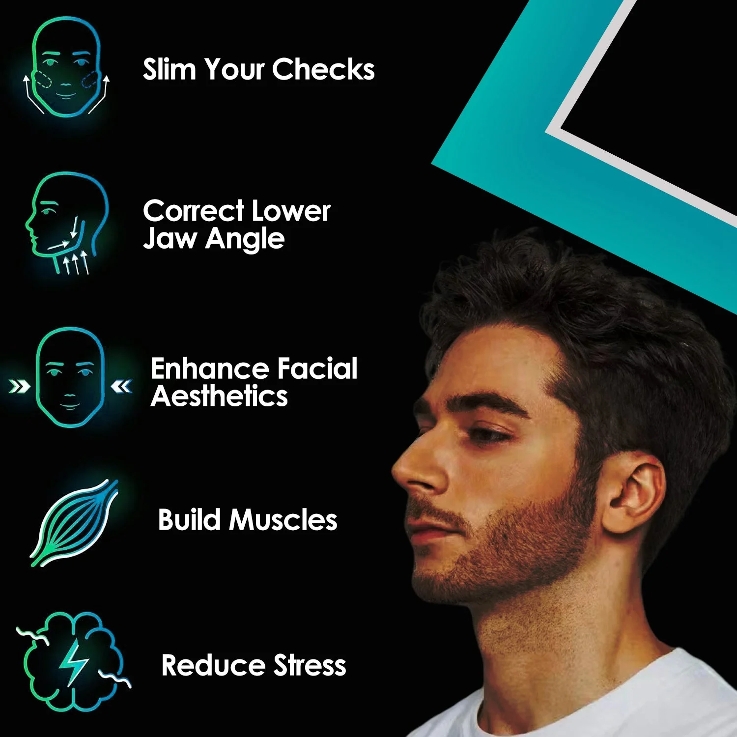 GBruno 4 Pack Jawline Exerciser - Image 4