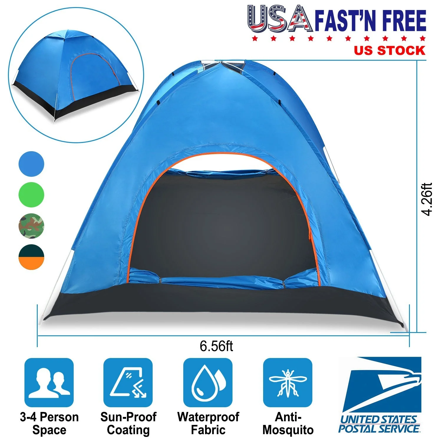 GBruno 4 Persons Camping Waterproof - Image 2
